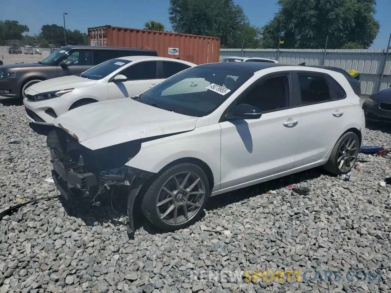 1 Photograph of a damaged car KMHH55LC7LU139266 HYUNDAI ELANTRA 2020