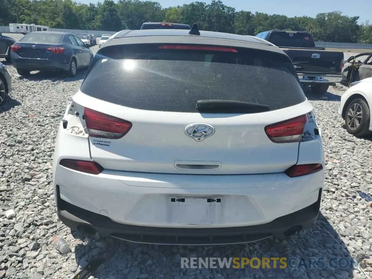 6 Photograph of a damaged car KMHH55LC7LU139266 HYUNDAI ELANTRA 2020