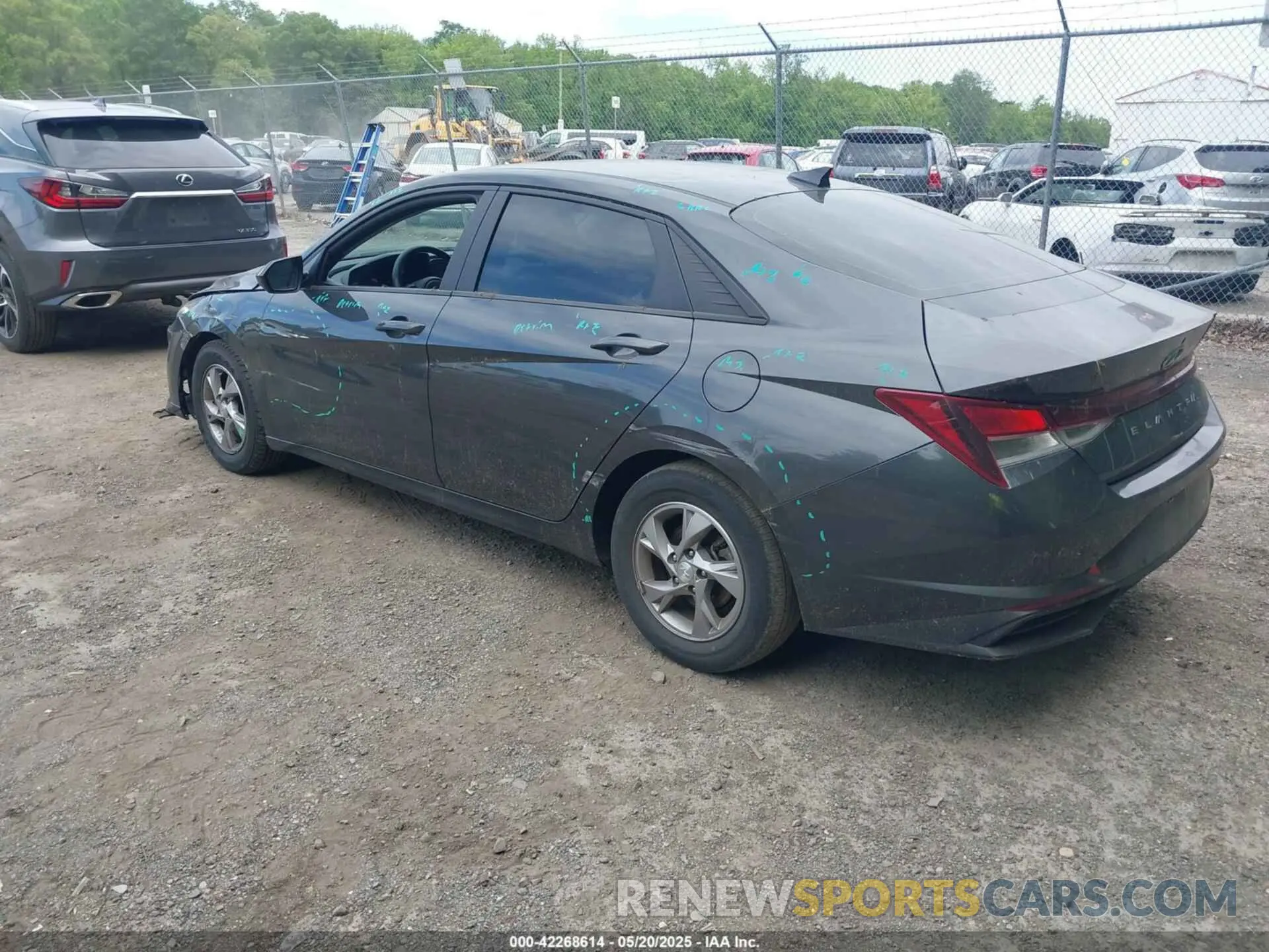 3 Photograph of a damaged car 5NPLL4AG0MH034844 HYUNDAI ELANTRA 2021