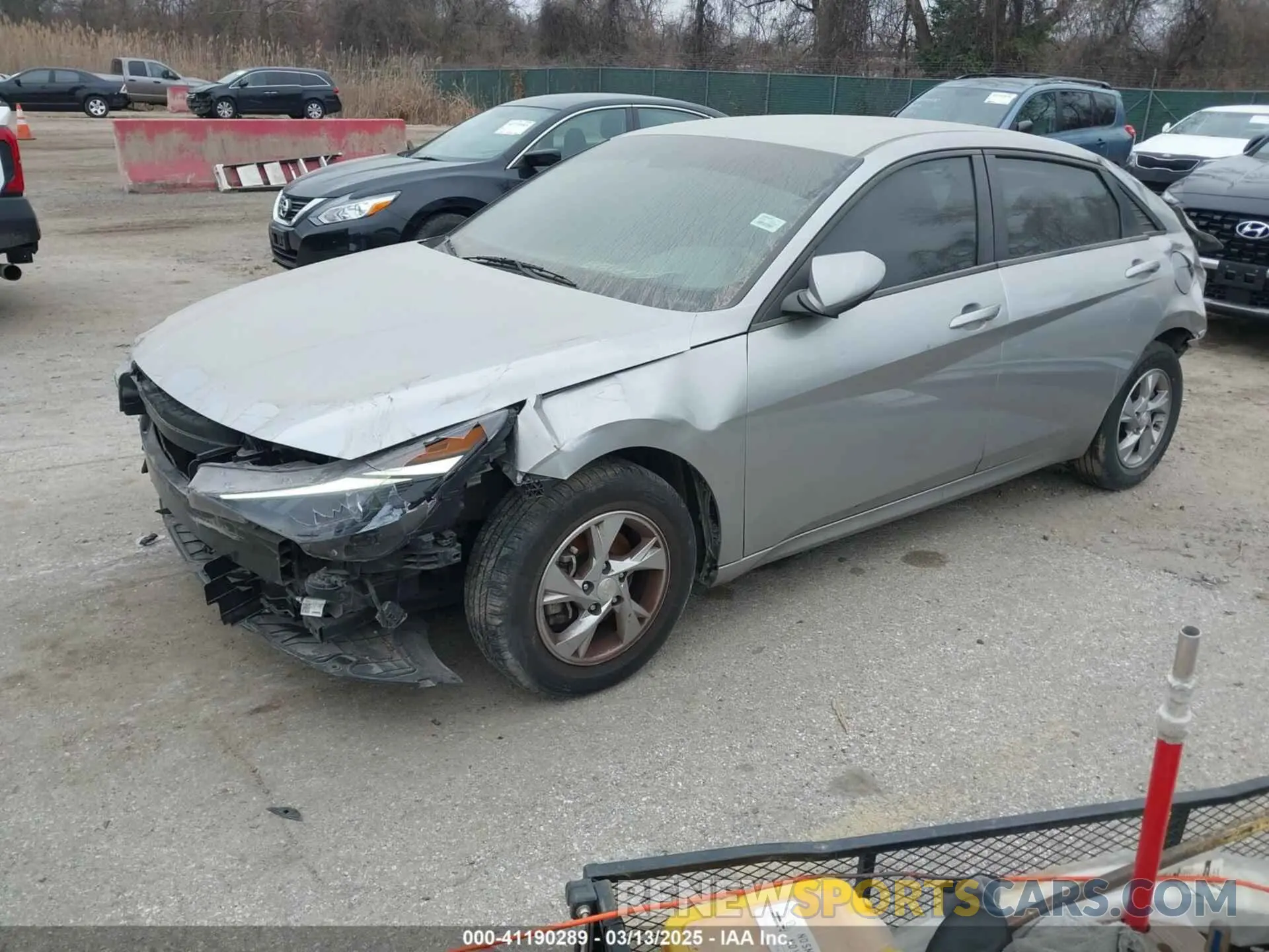 2 Photograph of a damaged car 5NPLL4AG0MH036268 HYUNDAI ELANTRA 2021