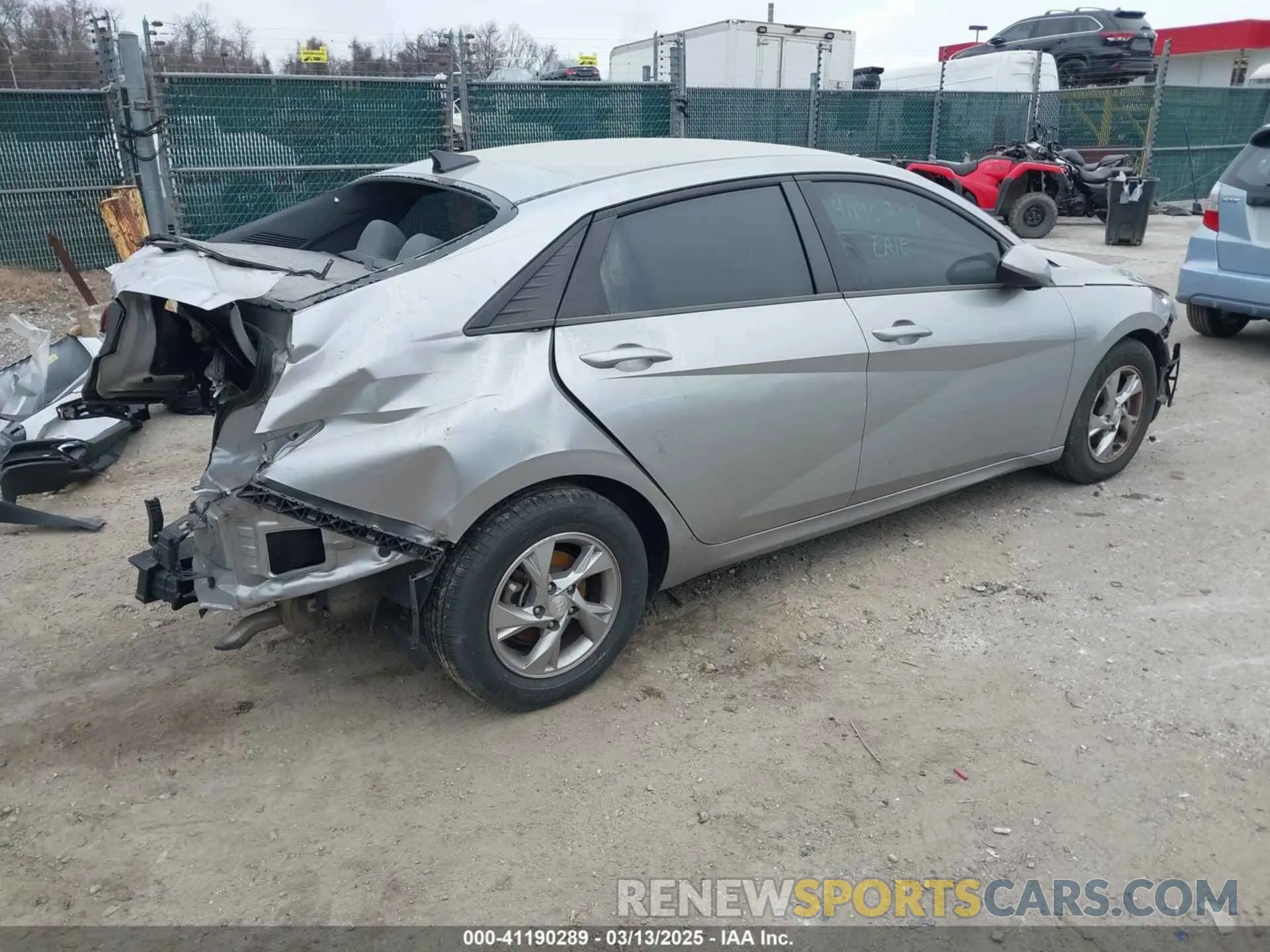 4 Photograph of a damaged car 5NPLL4AG0MH036268 HYUNDAI ELANTRA 2021