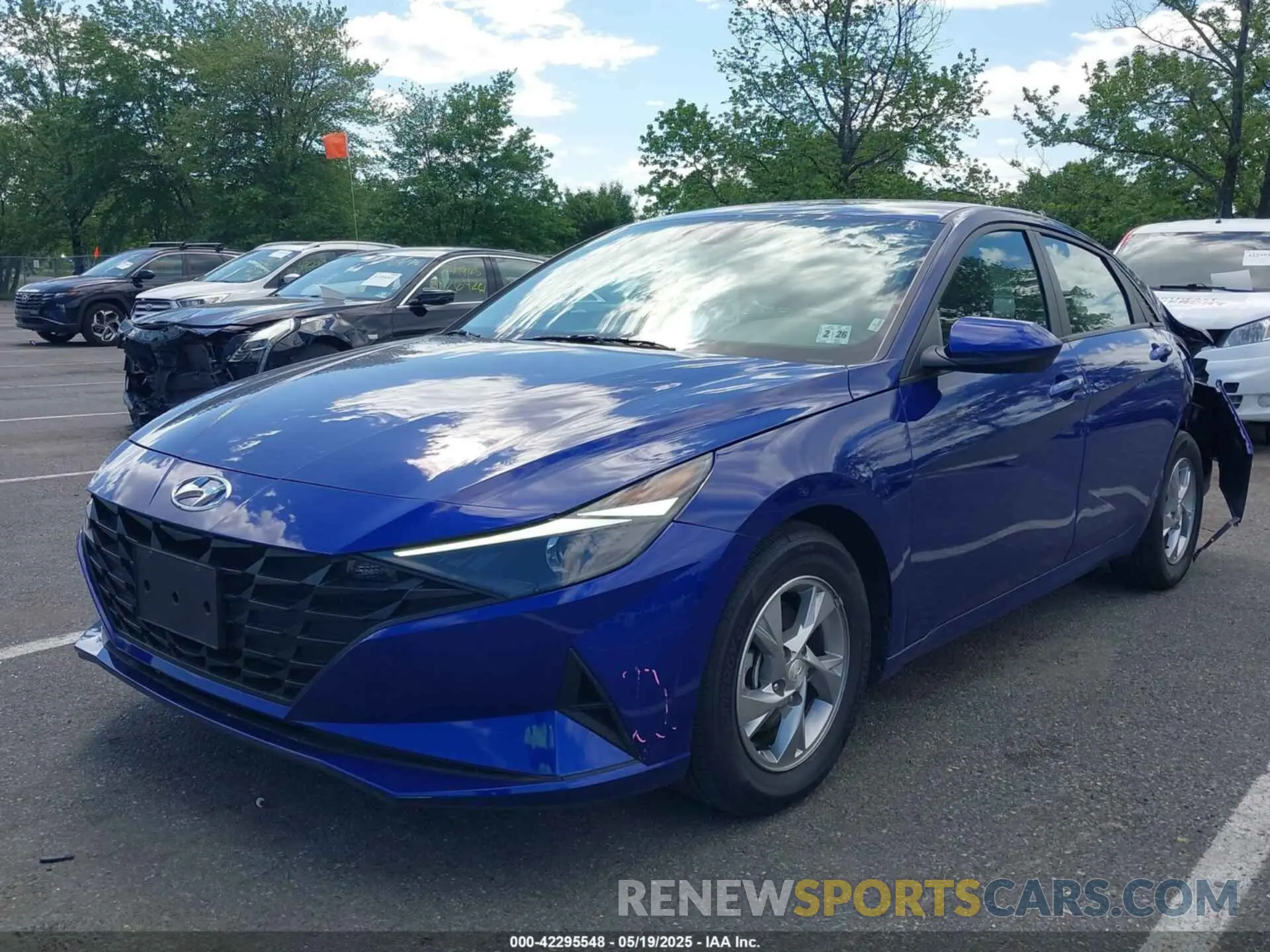 2 Photograph of a damaged car 5NPLL4AG1MH014697 HYUNDAI ELANTRA 2021