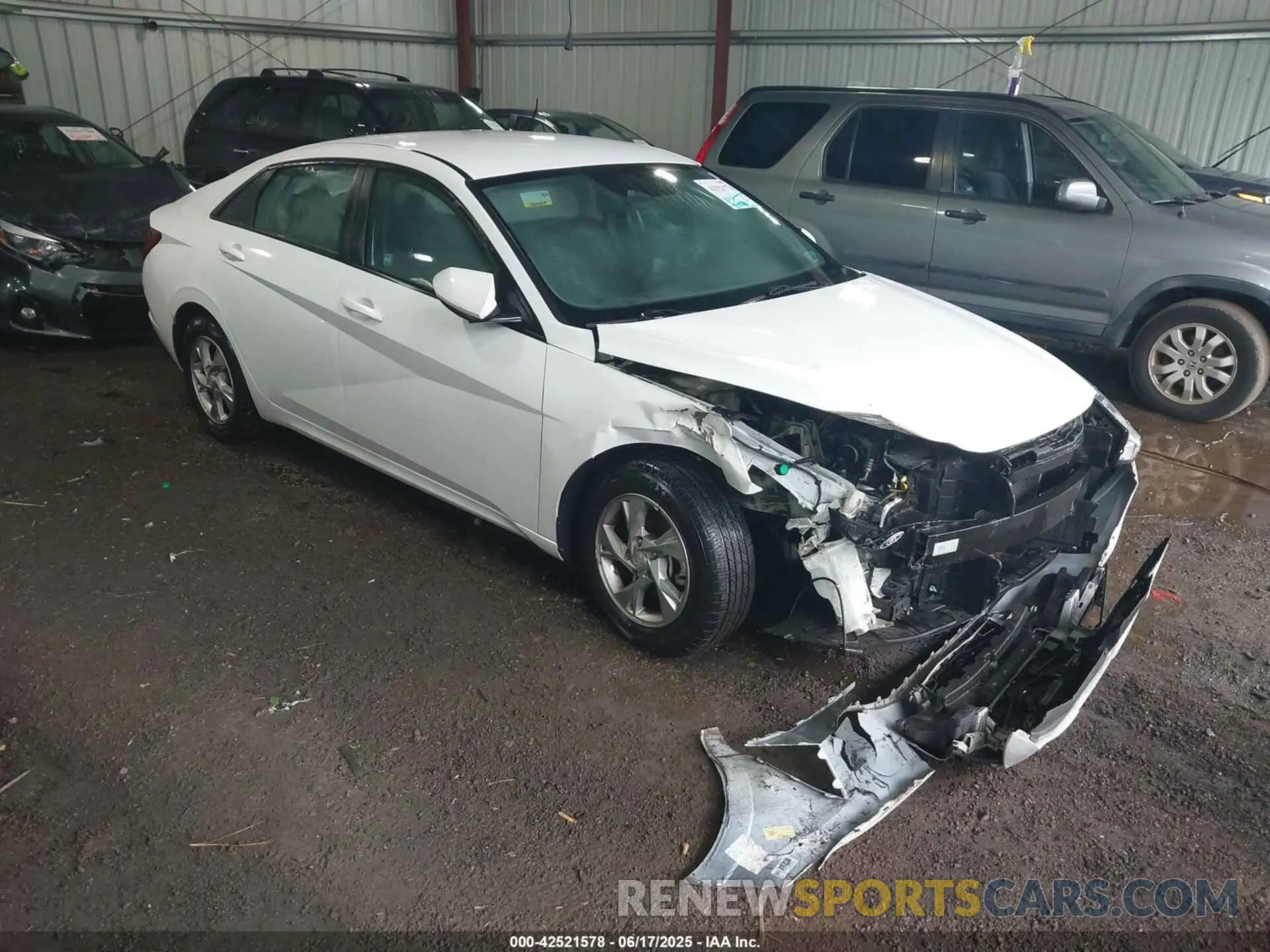 1 Photograph of a damaged car 5NPLL4AG1MH015865 HYUNDAI ELANTRA 2021
