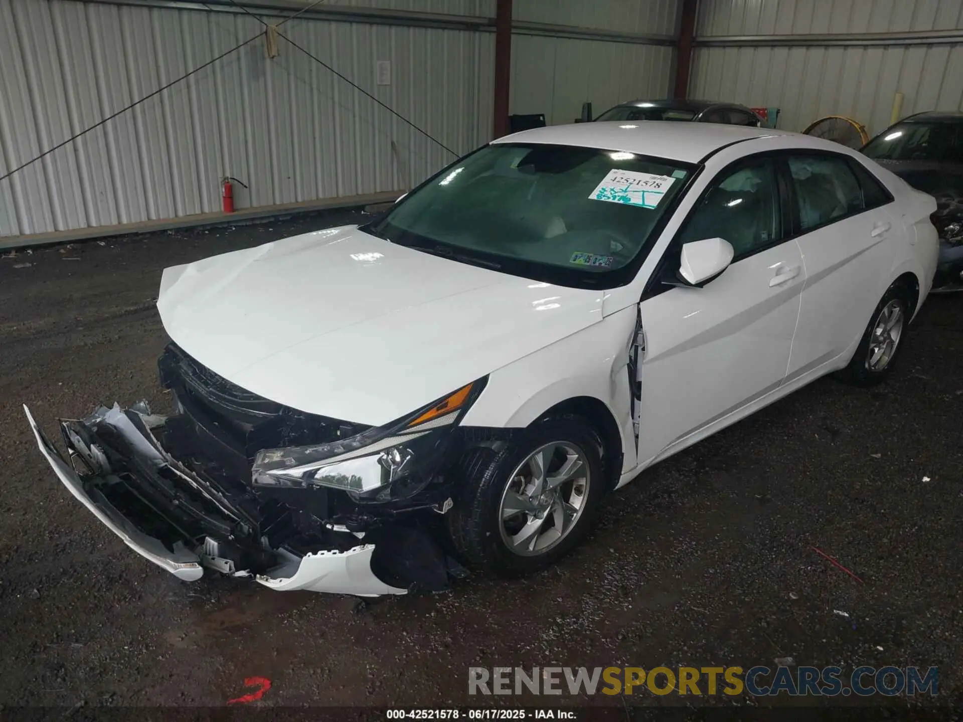 2 Photograph of a damaged car 5NPLL4AG1MH015865 HYUNDAI ELANTRA 2021