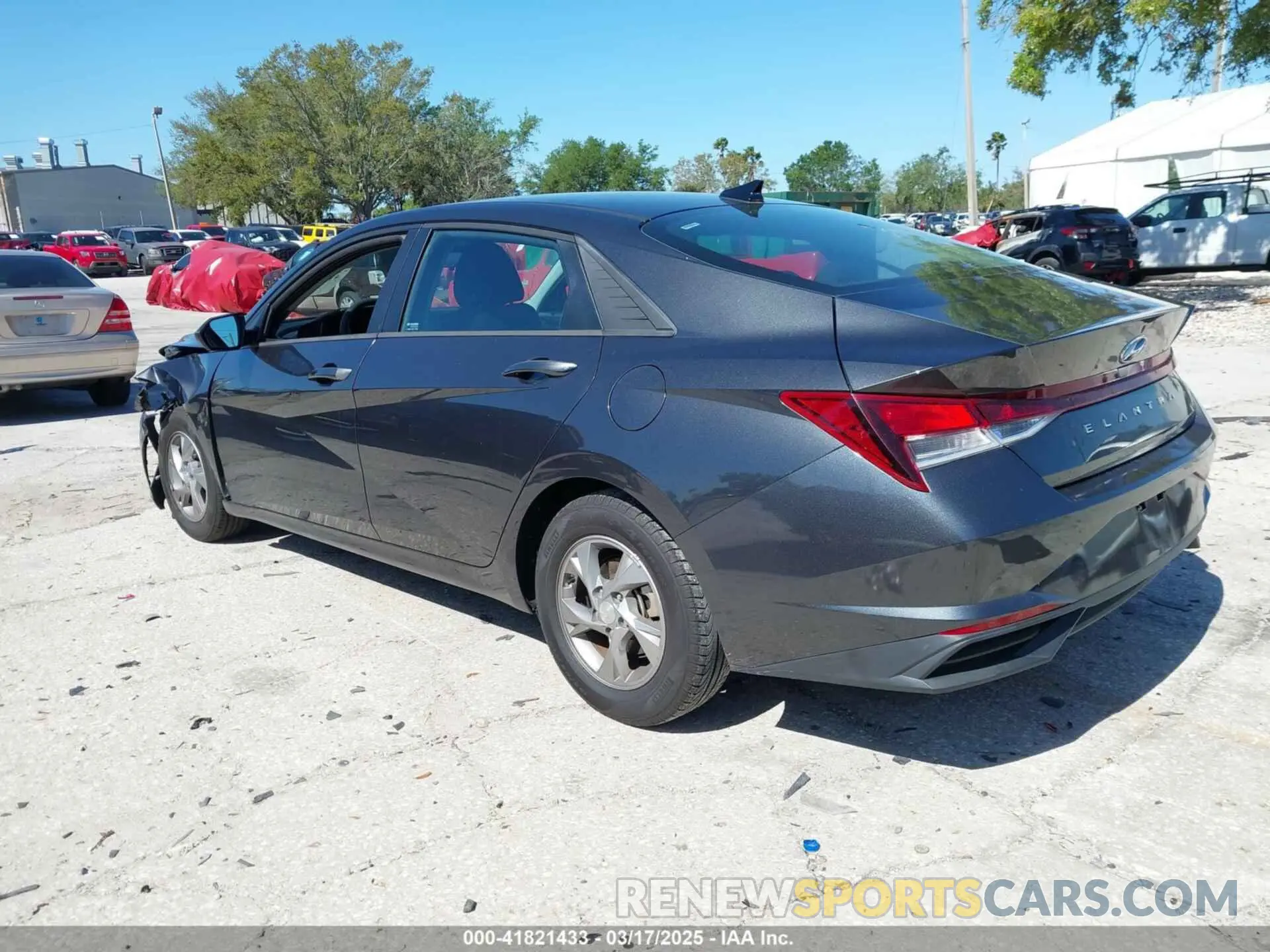 3 Photograph of a damaged car 5NPLL4AG1MH027434 HYUNDAI ELANTRA 2021