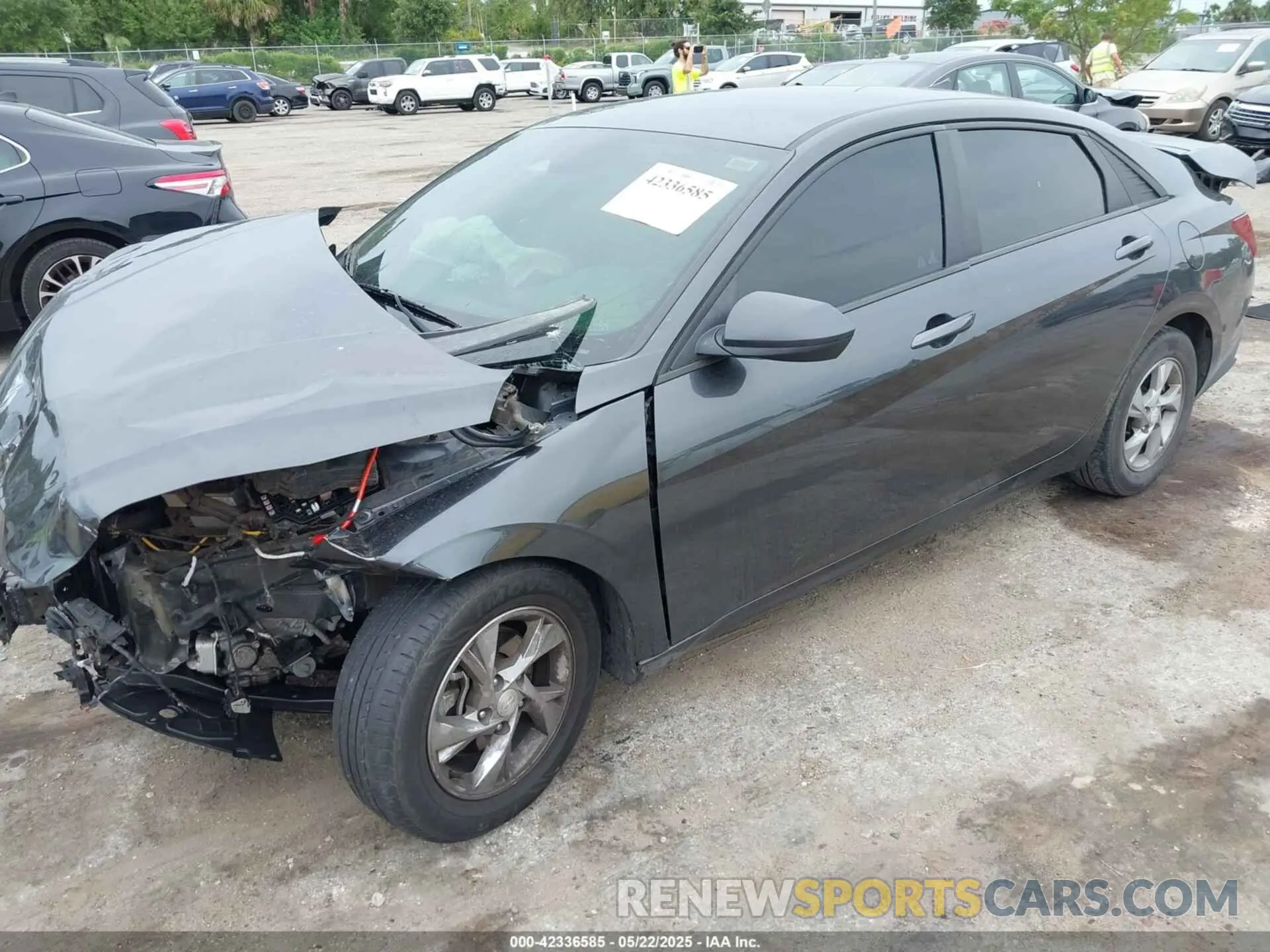 2 Photograph of a damaged car 5NPLL4AG1MH035291 HYUNDAI ELANTRA 2021