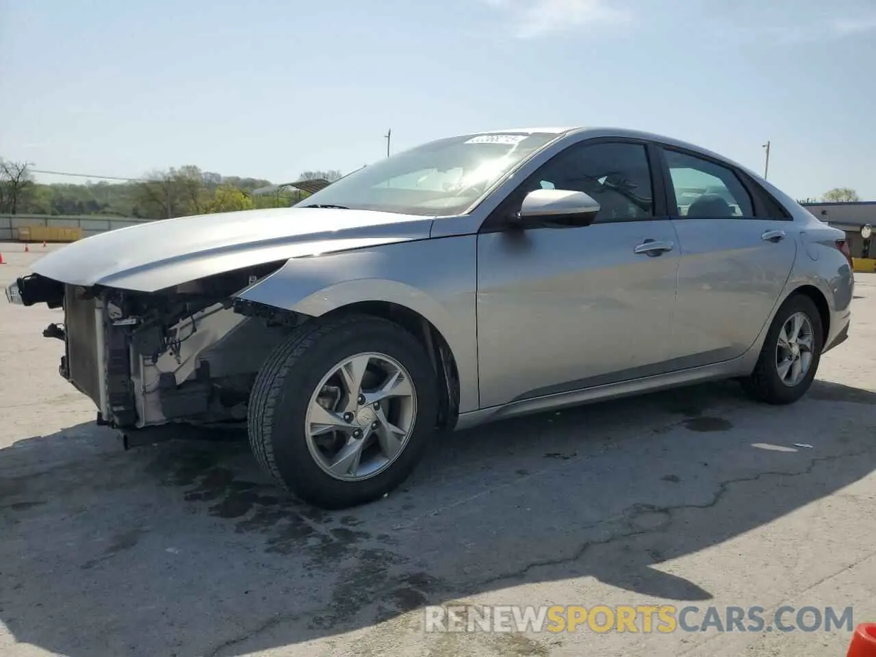 1 Photograph of a damaged car 5NPLL4AG1MH045495 HYUNDAI ELANTRA 2021