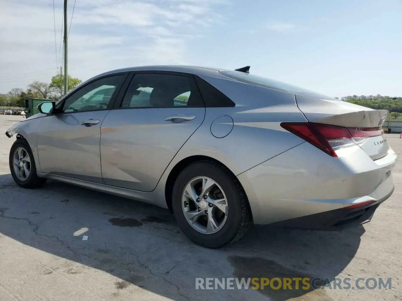 2 Photograph of a damaged car 5NPLL4AG1MH045495 HYUNDAI ELANTRA 2021