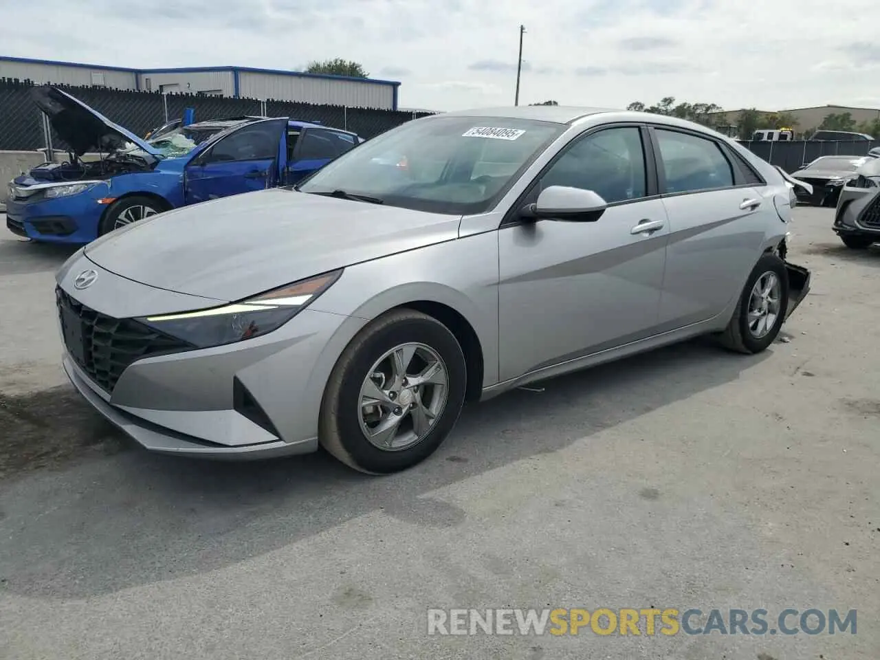 1 Photograph of a damaged car 5NPLL4AG1MH047103 HYUNDAI ELANTRA 2021