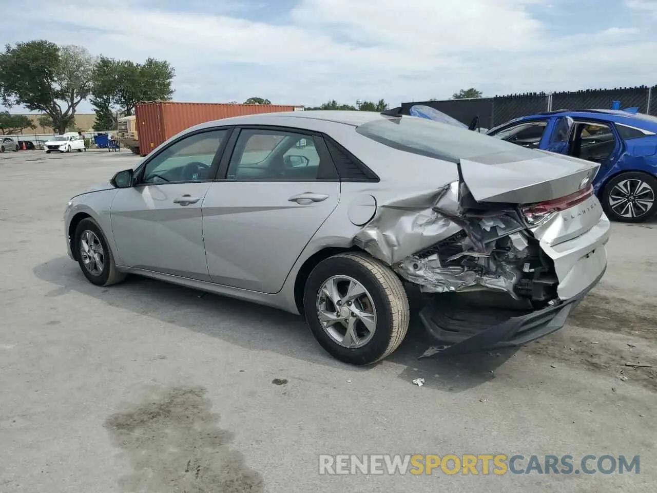 2 Photograph of a damaged car 5NPLL4AG1MH047103 HYUNDAI ELANTRA 2021