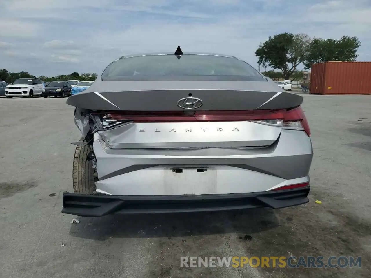 6 Photograph of a damaged car 5NPLL4AG1MH047103 HYUNDAI ELANTRA 2021