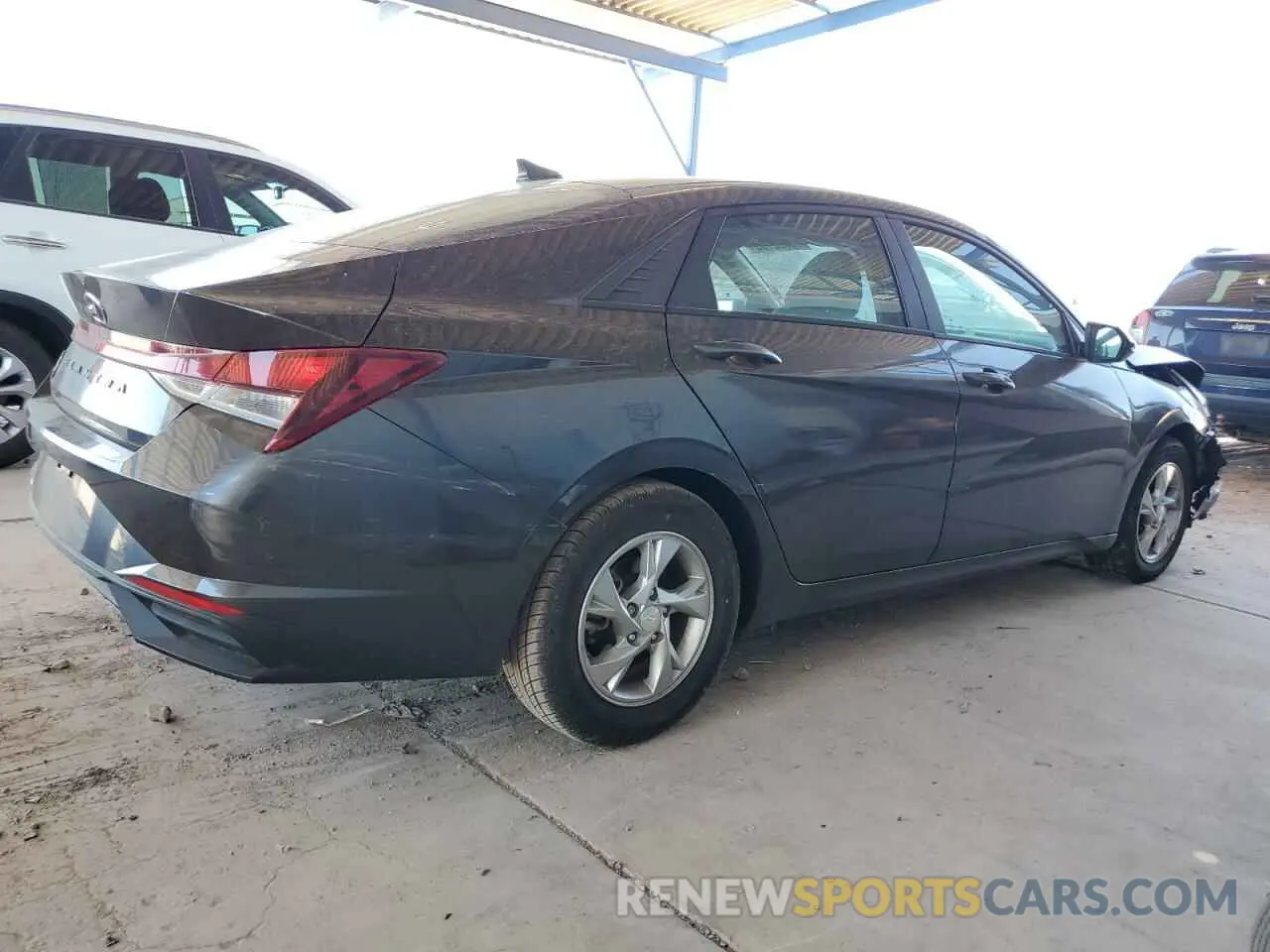 3 Photograph of a damaged car 5NPLL4AG2MH014448 HYUNDAI ELANTRA 2021
