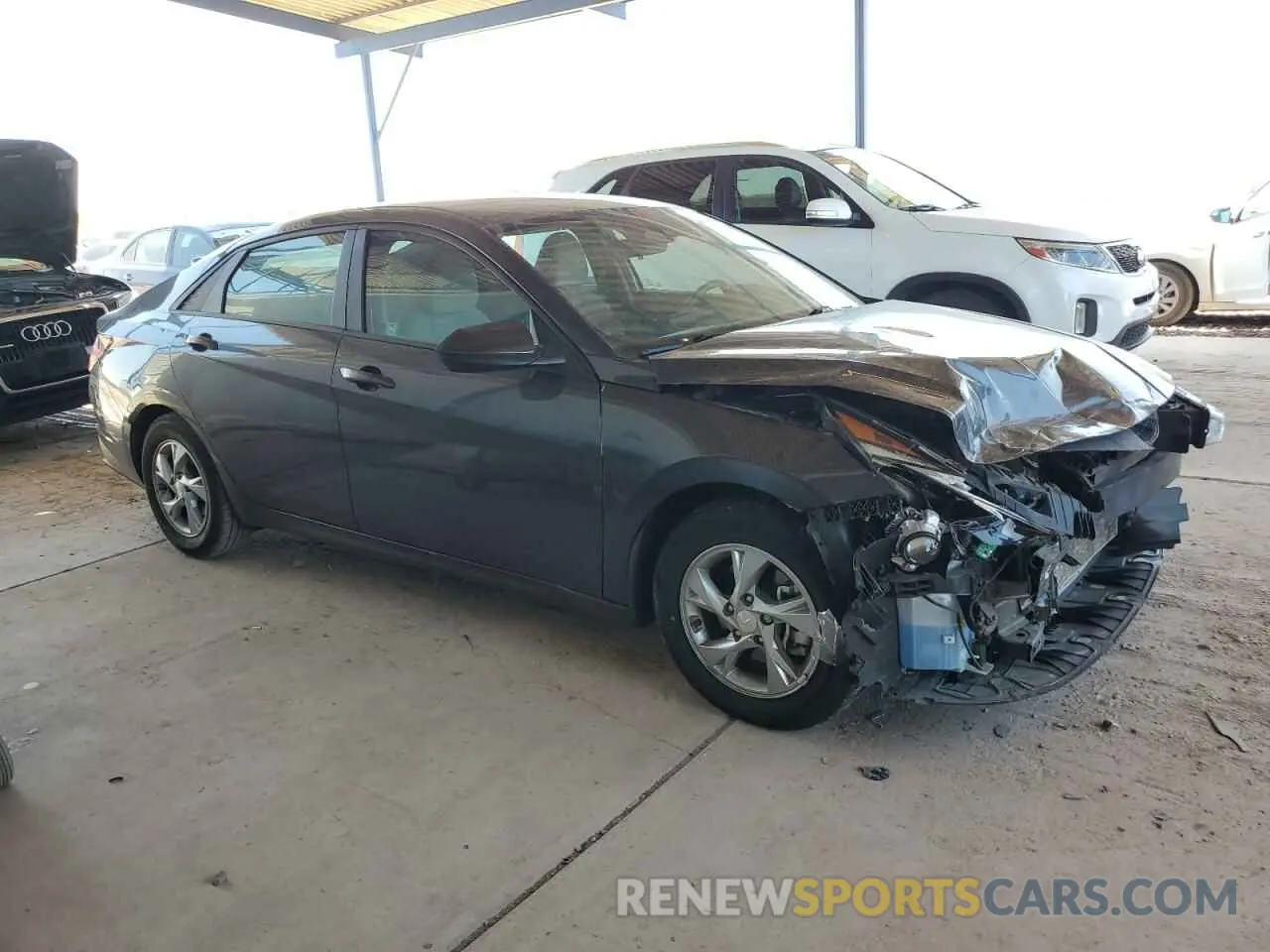 4 Photograph of a damaged car 5NPLL4AG2MH014448 HYUNDAI ELANTRA 2021