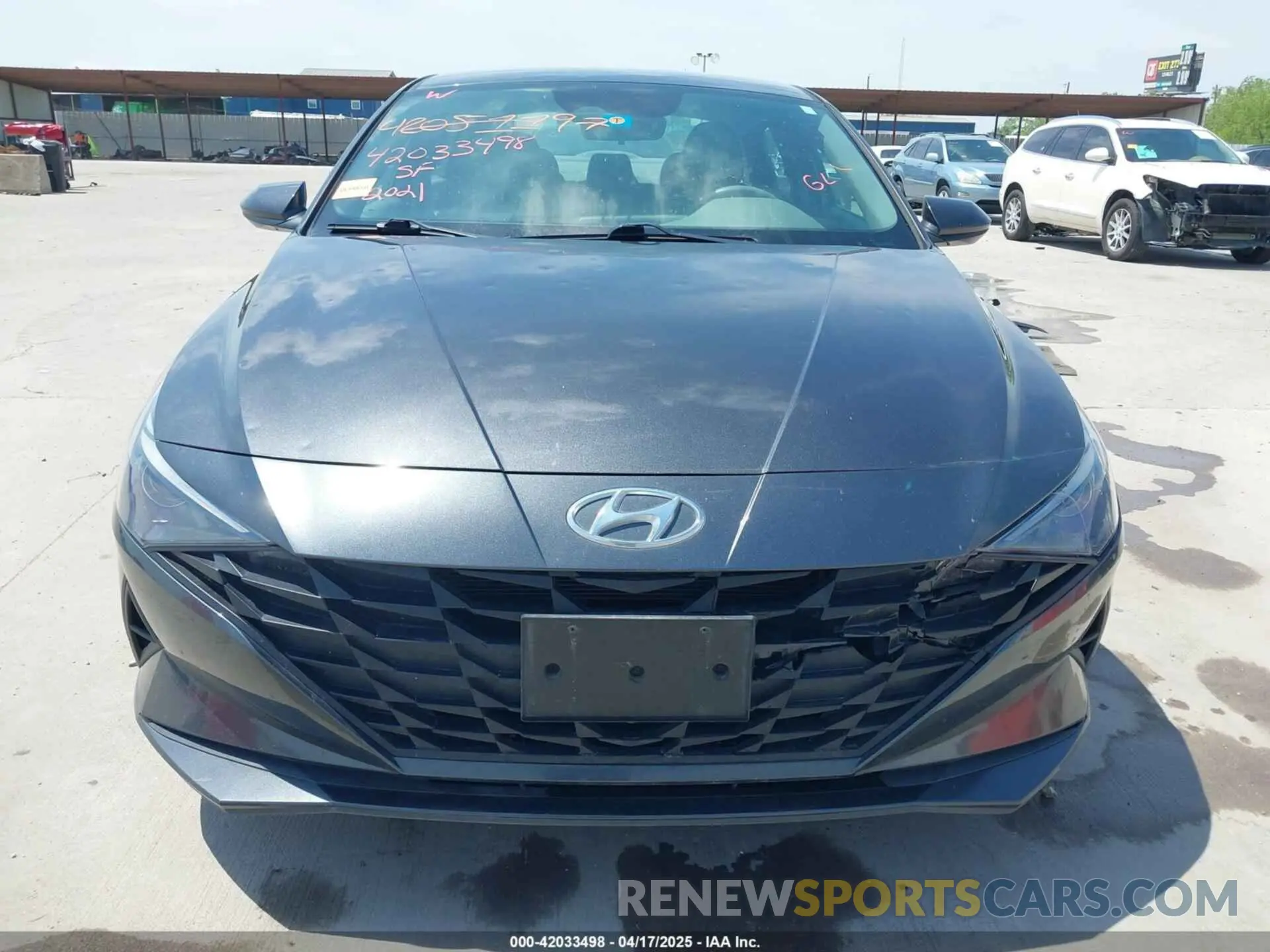 12 Photograph of a damaged car 5NPLL4AG2MH037406 HYUNDAI ELANTRA 2021