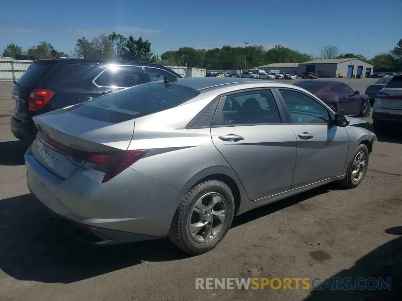 3 Photograph of a damaged car 5NPLL4AG2MH042086 HYUNDAI ELANTRA 2021