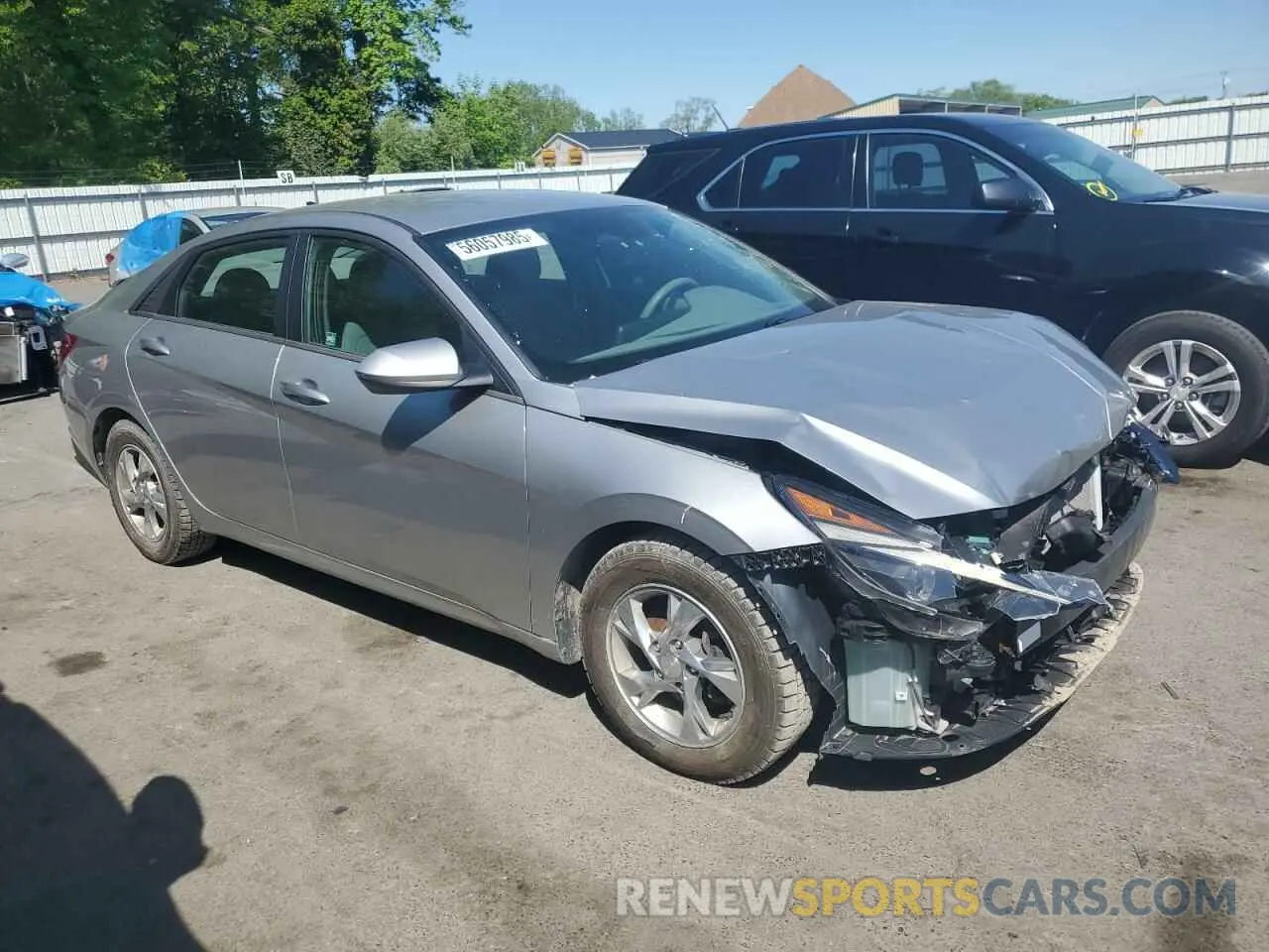 4 Photograph of a damaged car 5NPLL4AG2MH042086 HYUNDAI ELANTRA 2021