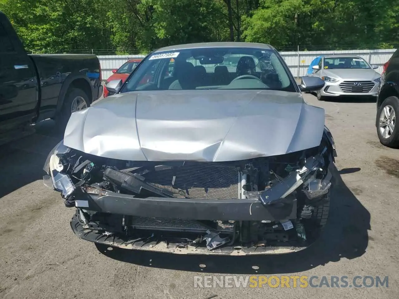 5 Photograph of a damaged car 5NPLL4AG2MH042086 HYUNDAI ELANTRA 2021