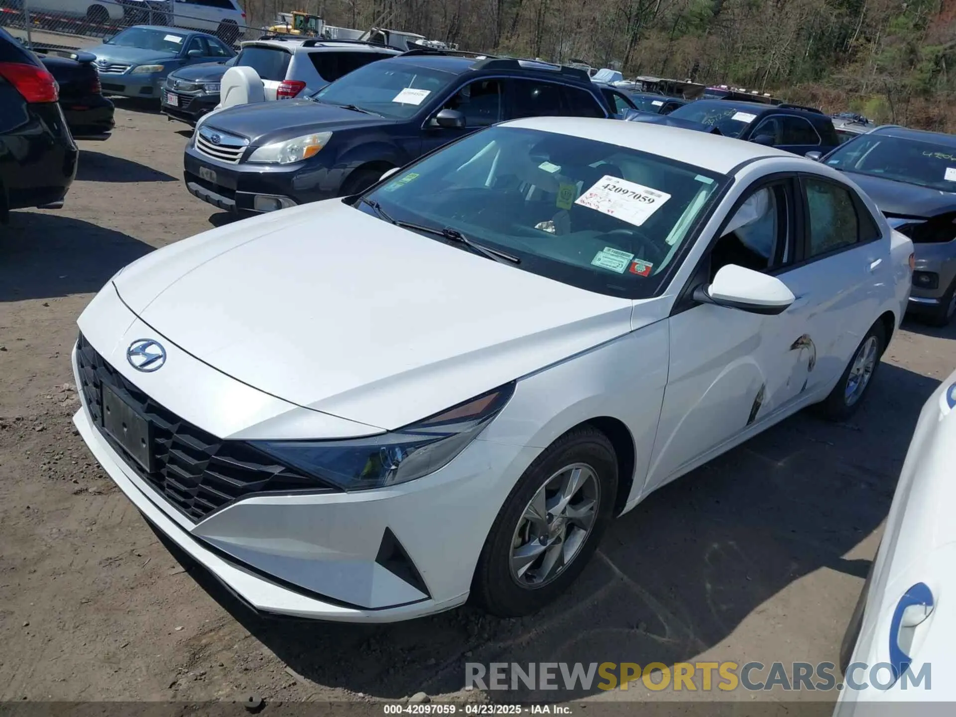 2 Photograph of a damaged car 5NPLL4AG2MH045859 HYUNDAI ELANTRA 2021