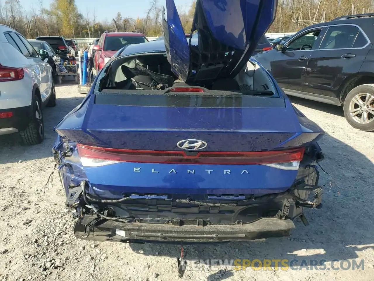6 Photograph of a damaged car 5NPLL4AG3MH014894 HYUNDAI ELANTRA 2021