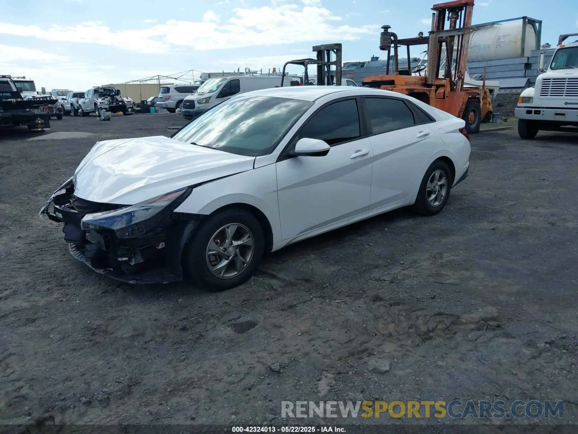 2 Photograph of a damaged car 5NPLL4AG3MH015723 HYUNDAI ELANTRA 2021