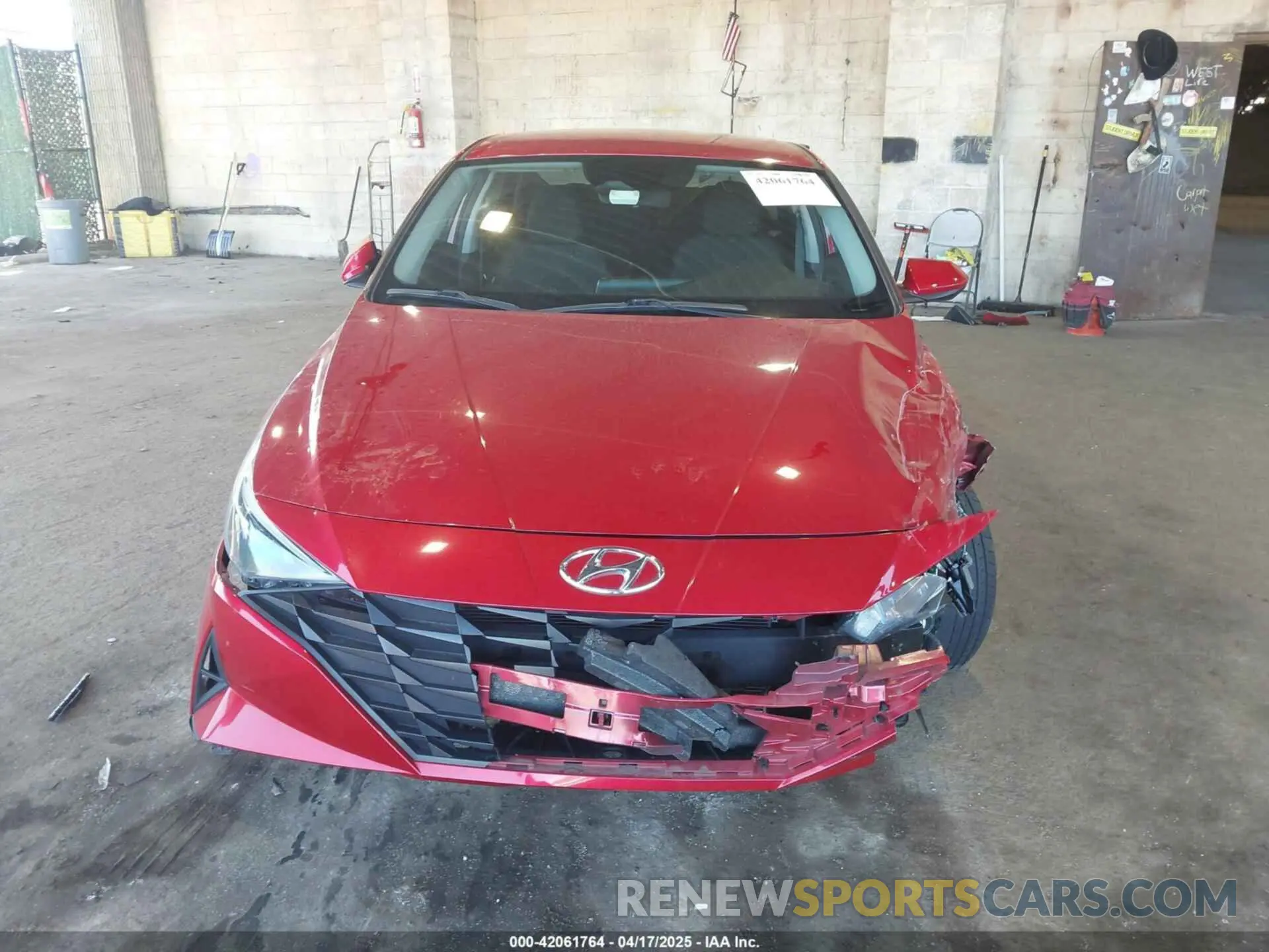 13 Photograph of a damaged car 5NPLL4AG4MH050383 HYUNDAI ELANTRA 2021
