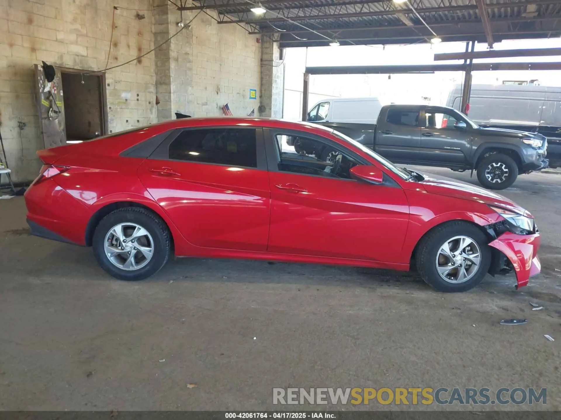 14 Photograph of a damaged car 5NPLL4AG4MH050383 HYUNDAI ELANTRA 2021