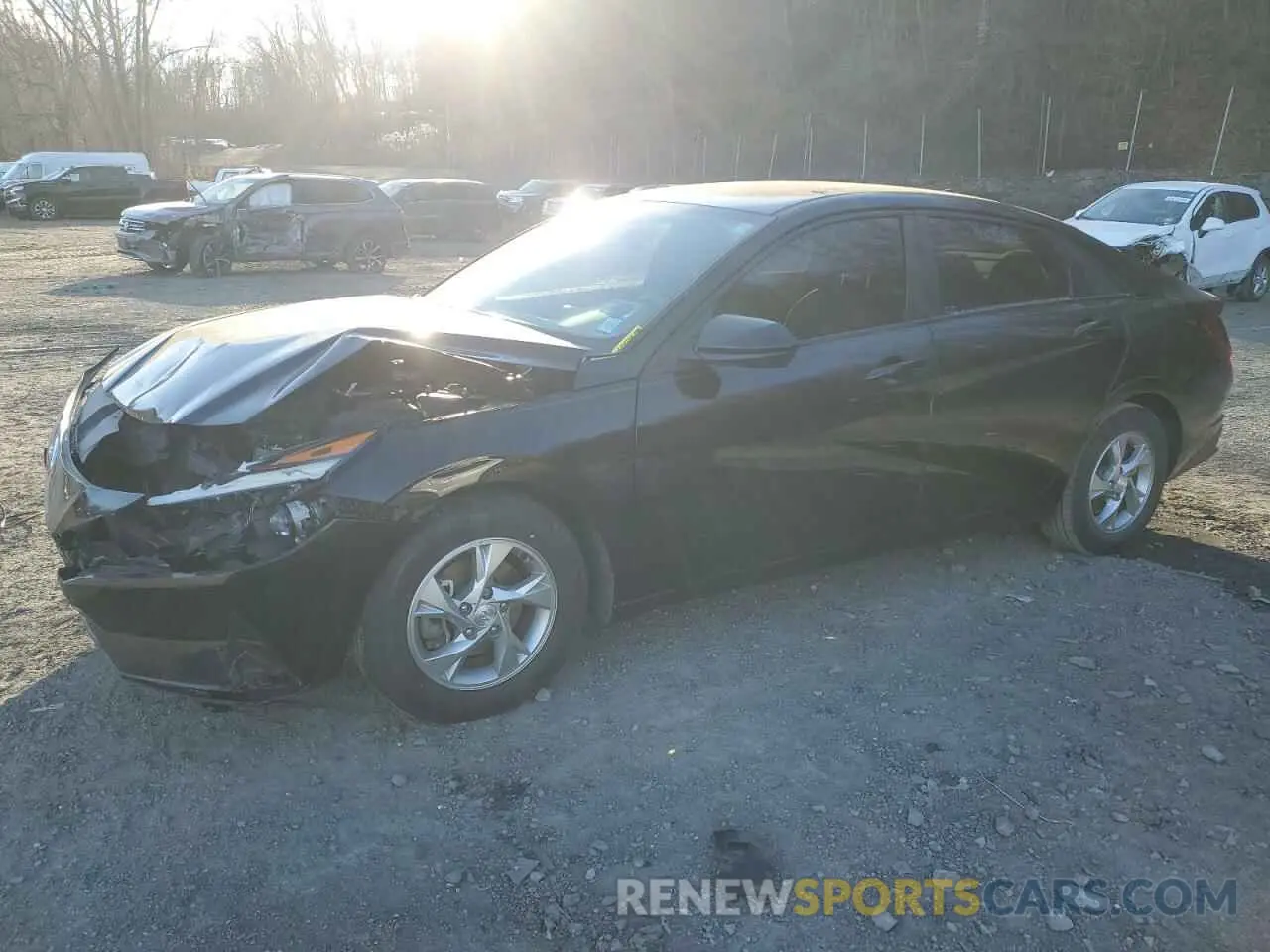1 Photograph of a damaged car 5NPLL4AG5MH017635 HYUNDAI ELANTRA 2021