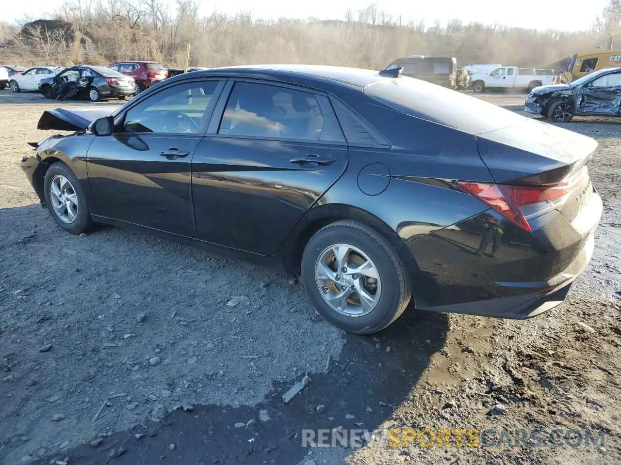 2 Photograph of a damaged car 5NPLL4AG5MH017635 HYUNDAI ELANTRA 2021