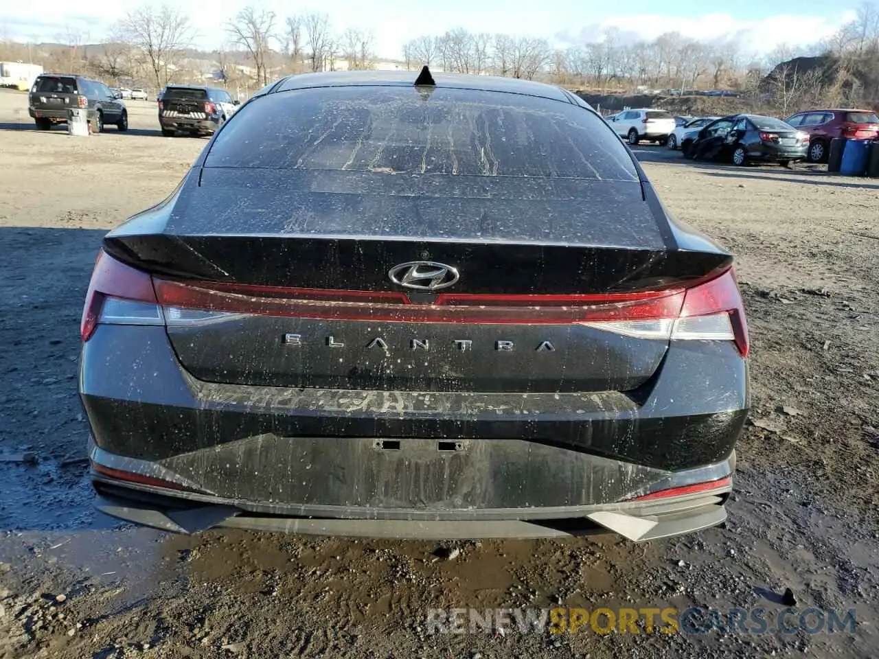 6 Photograph of a damaged car 5NPLL4AG5MH017635 HYUNDAI ELANTRA 2021