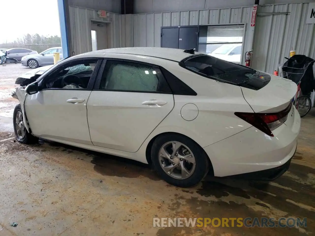 2 Photograph of a damaged car 5NPLL4AG5MH050683 HYUNDAI ELANTRA 2021