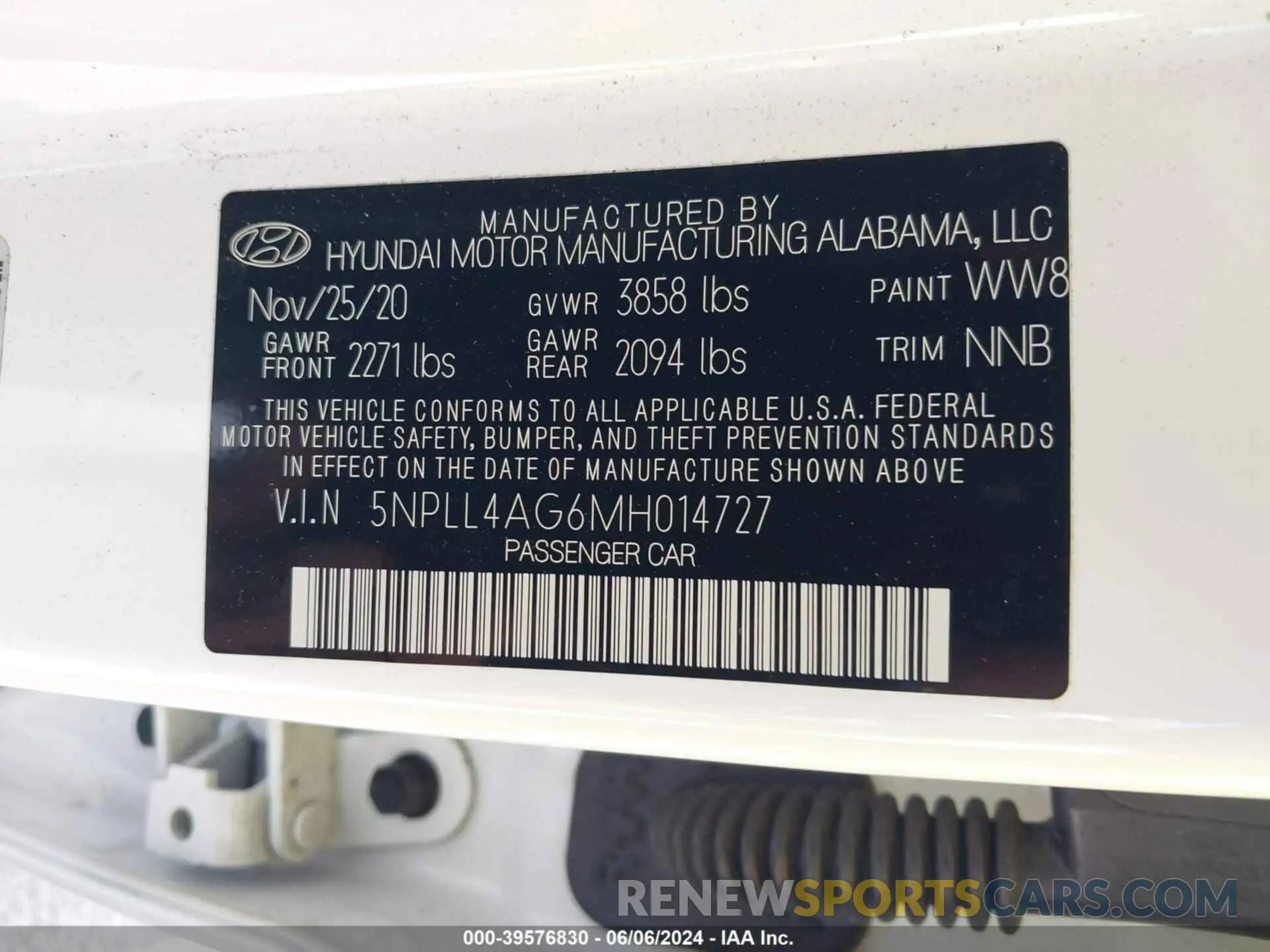9 Photograph of a damaged car 5NPLL4AG6MH014727 HYUNDAI ELANTRA 2021