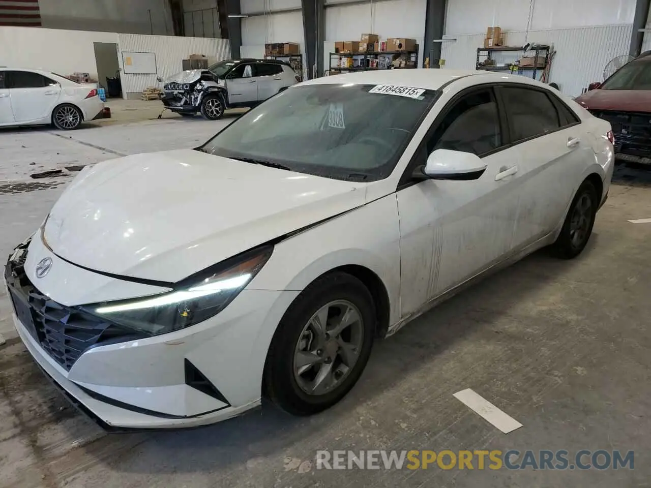 1 Photograph of a damaged car 5NPLL4AG6MH039675 HYUNDAI ELANTRA 2021