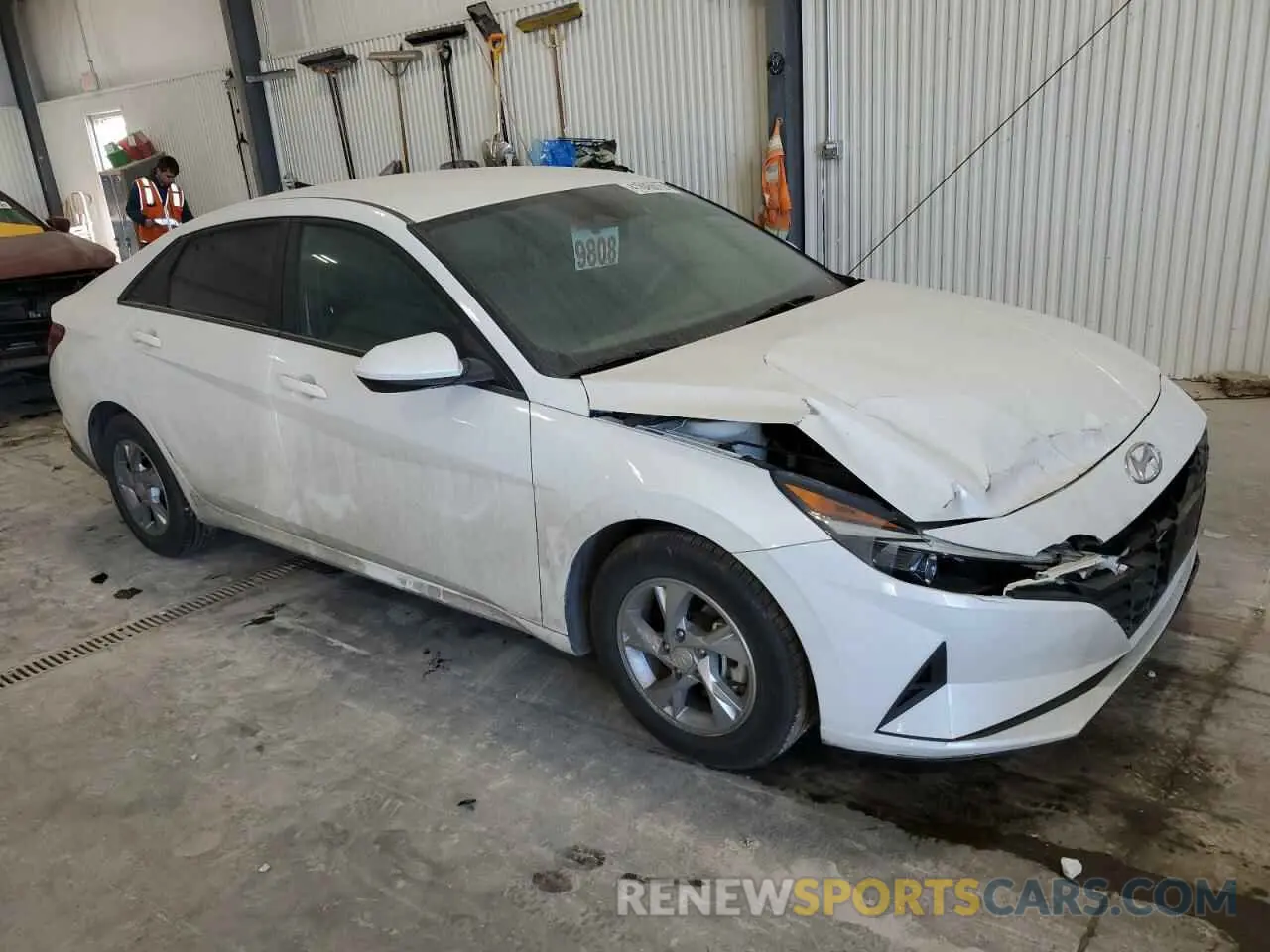 4 Photograph of a damaged car 5NPLL4AG6MH039675 HYUNDAI ELANTRA 2021