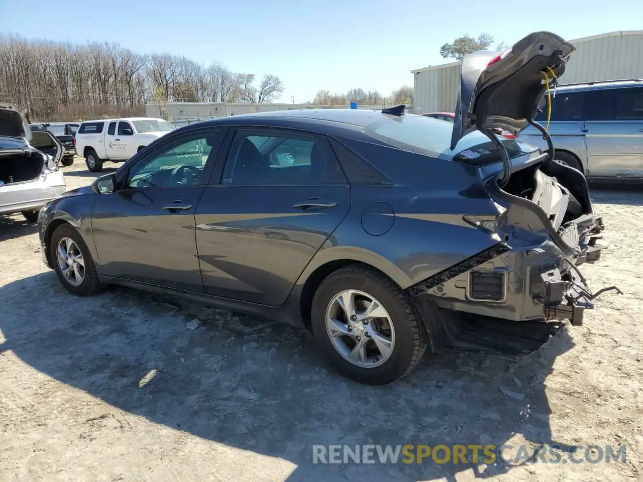 2 Photograph of a damaged car 5NPLL4AG7MH016101 HYUNDAI ELANTRA 2021