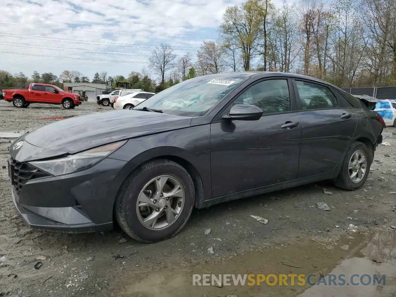 1 Photograph of a damaged car 5NPLL4AG7MH016776 HYUNDAI ELANTRA 2021