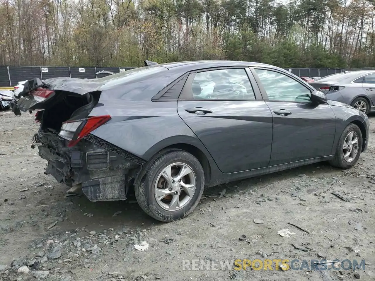3 Photograph of a damaged car 5NPLL4AG7MH016776 HYUNDAI ELANTRA 2021
