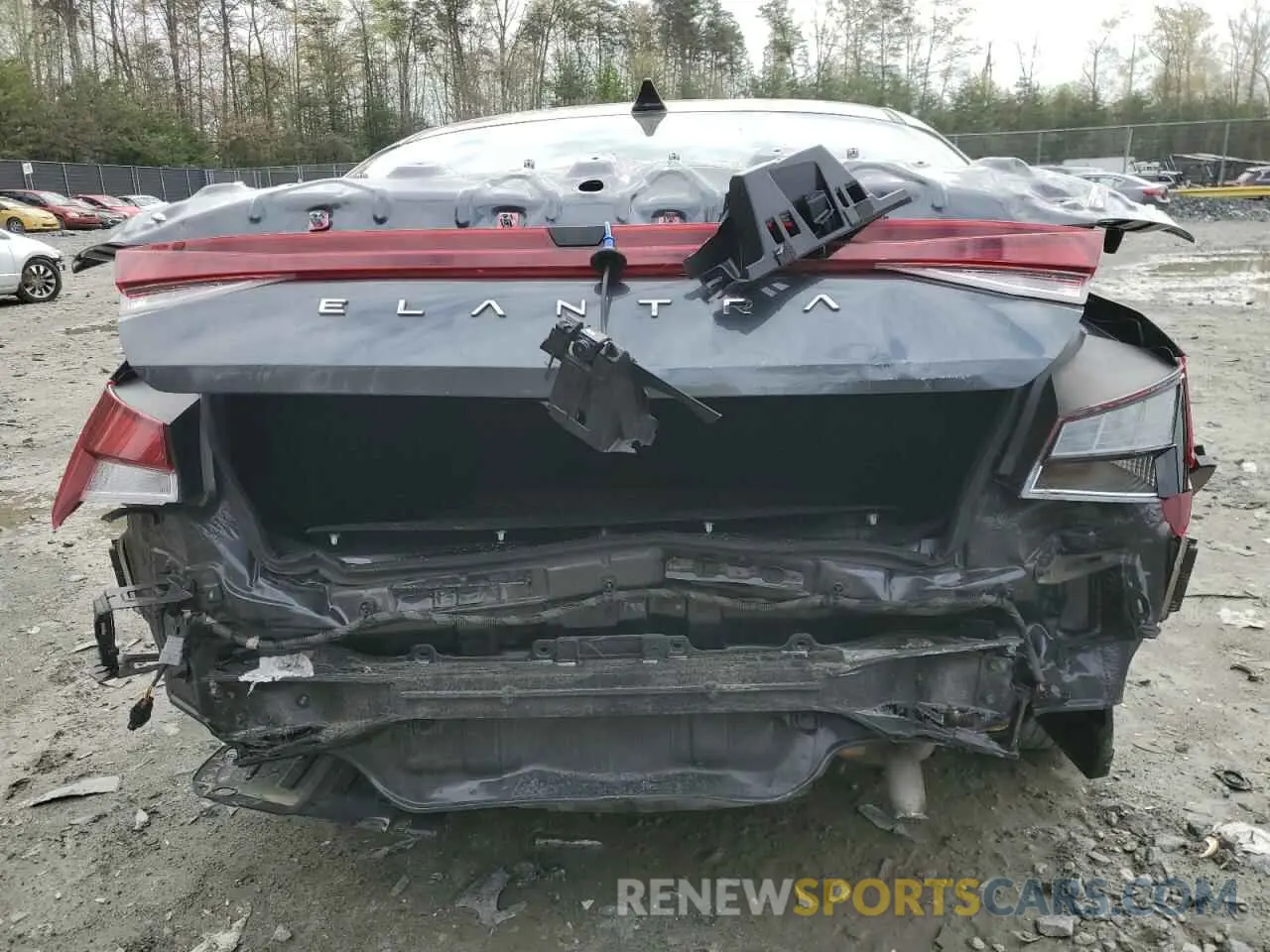 6 Photograph of a damaged car 5NPLL4AG7MH016776 HYUNDAI ELANTRA 2021