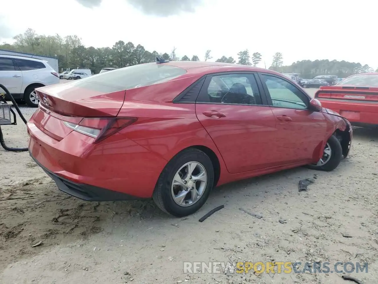3 Photograph of a damaged car 5NPLL4AG7MH047140 HYUNDAI ELANTRA 2021