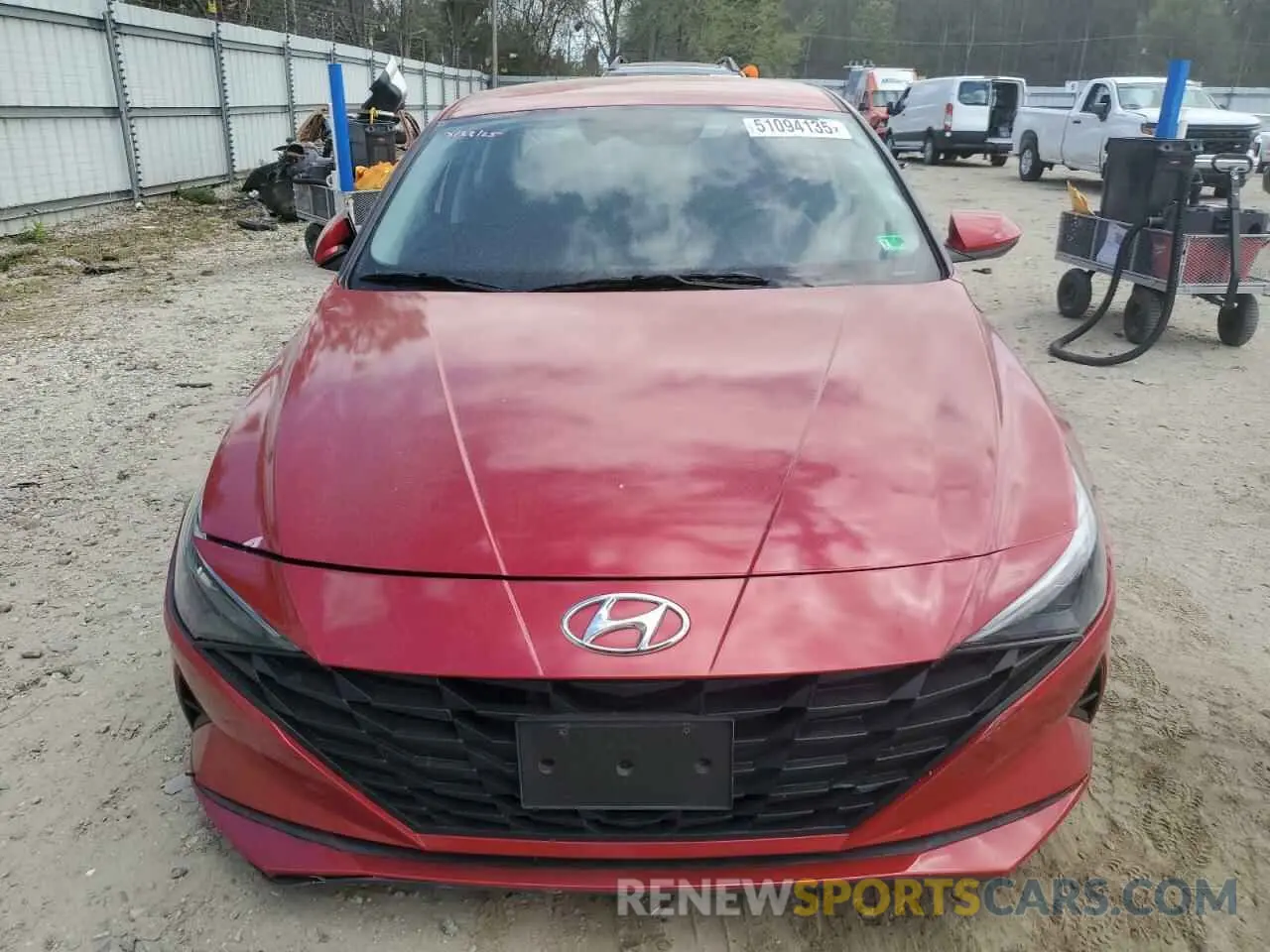 5 Photograph of a damaged car 5NPLL4AG7MH047140 HYUNDAI ELANTRA 2021