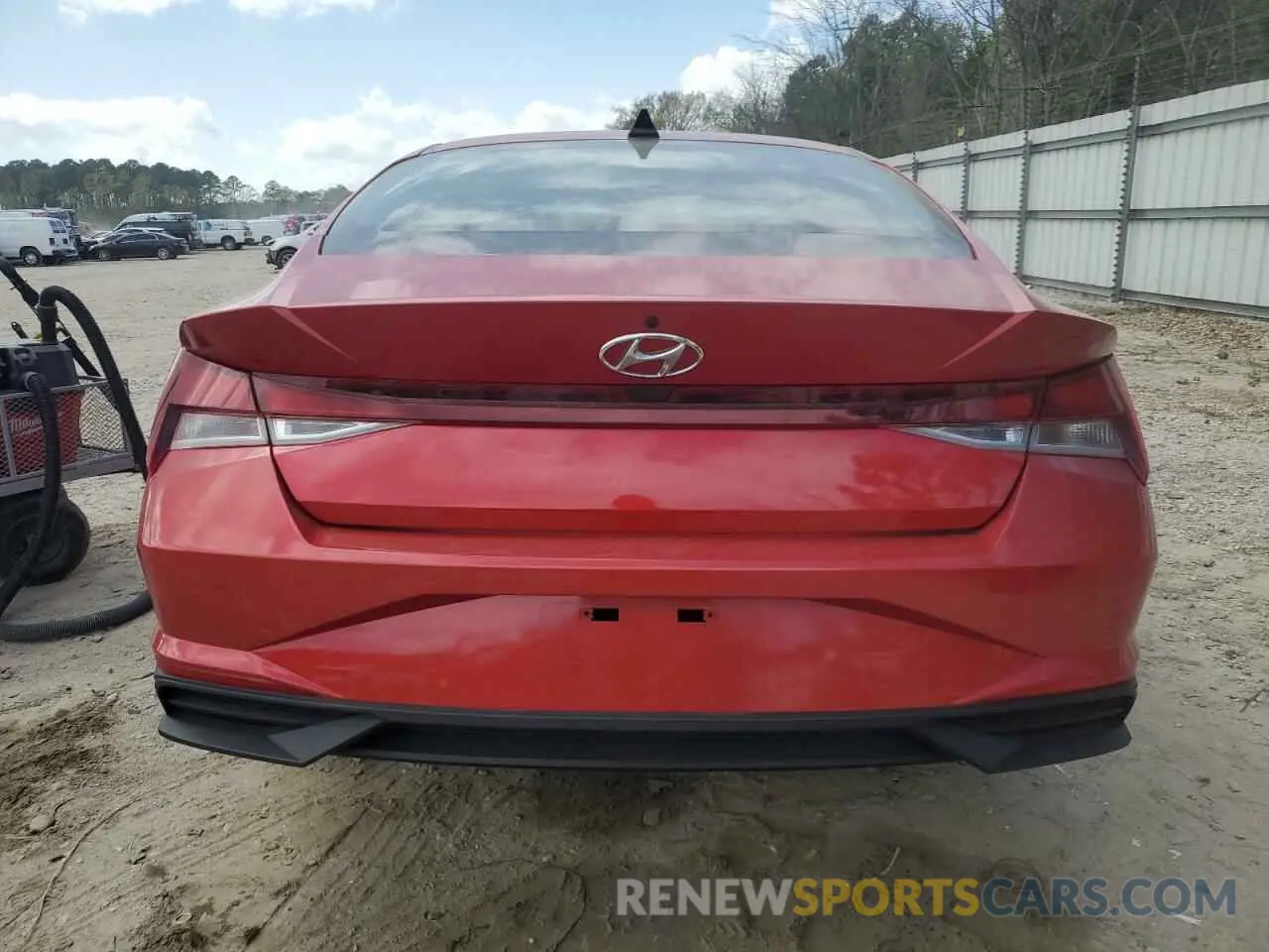 6 Photograph of a damaged car 5NPLL4AG7MH047140 HYUNDAI ELANTRA 2021