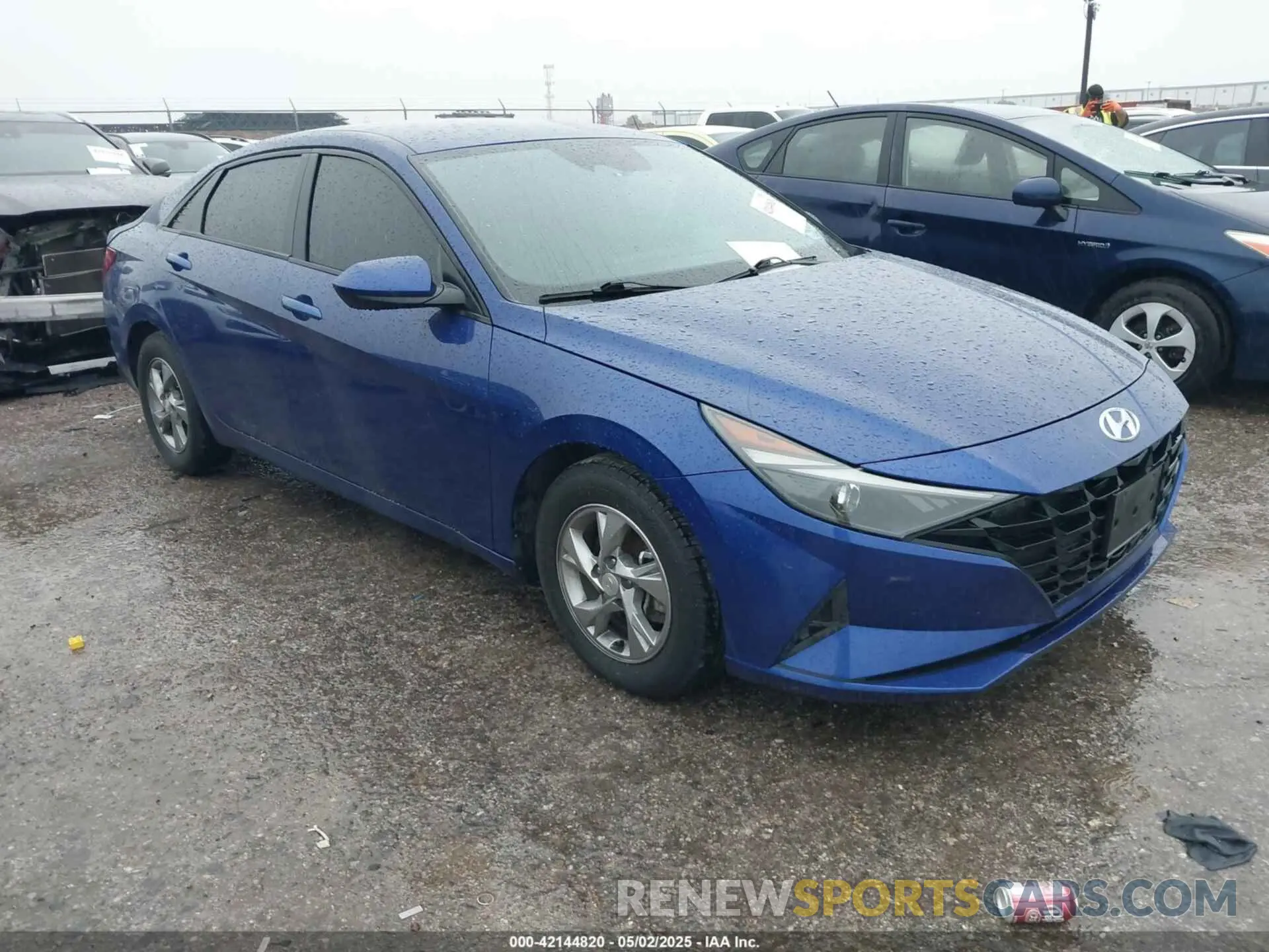 1 Photograph of a damaged car 5NPLL4AG7MH049194 HYUNDAI ELANTRA 2021