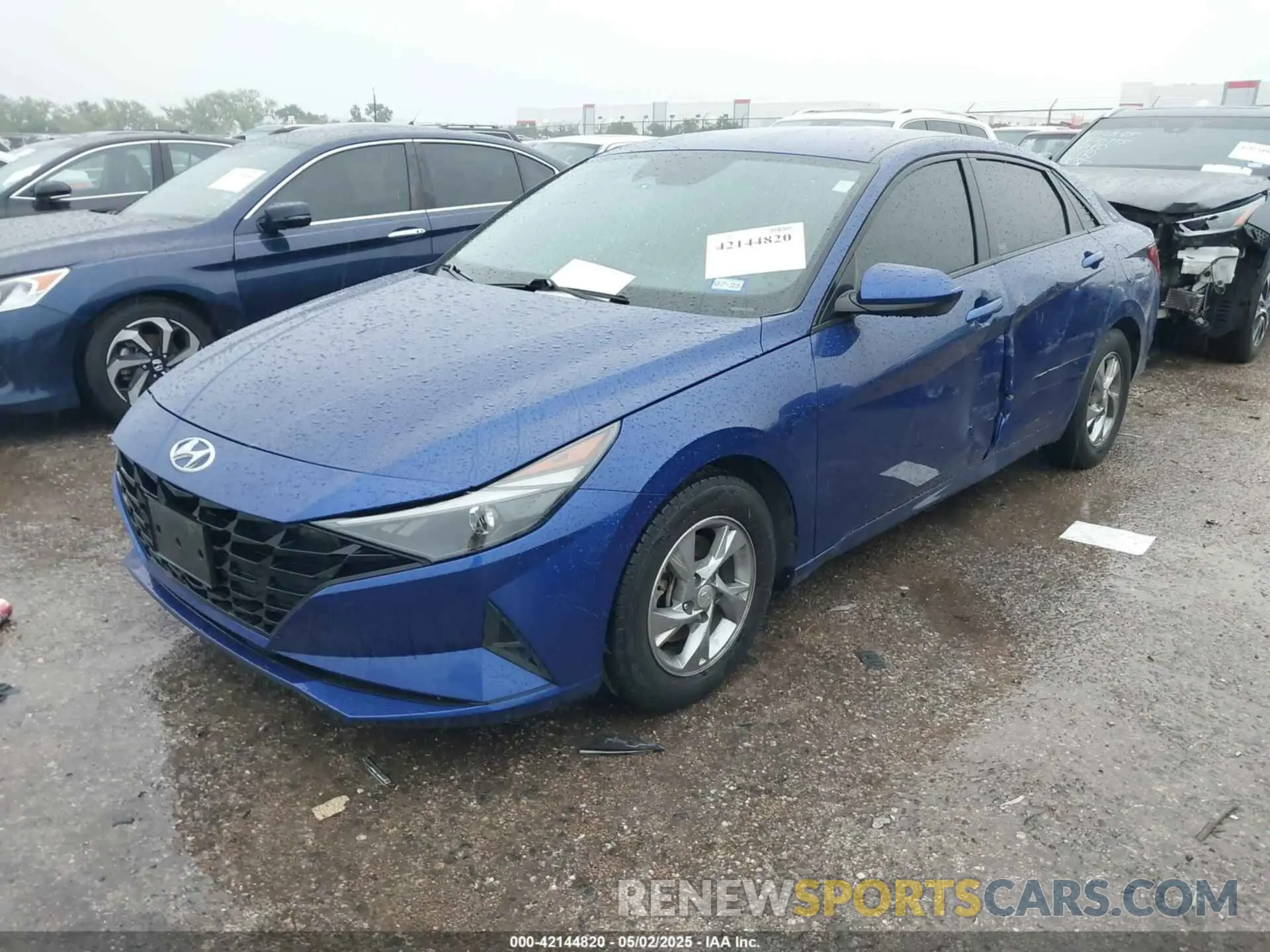 2 Photograph of a damaged car 5NPLL4AG7MH049194 HYUNDAI ELANTRA 2021