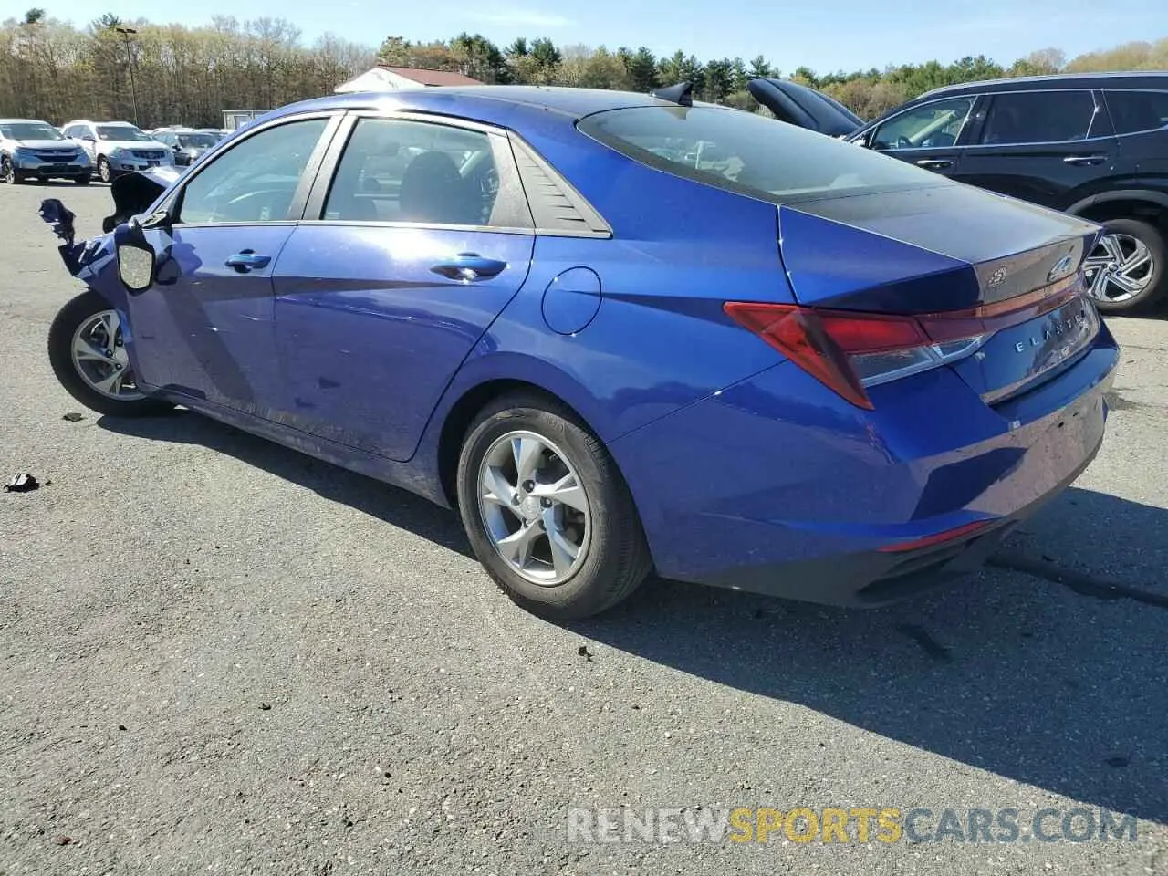 2 Photograph of a damaged car 5NPLL4AG7MH052189 HYUNDAI ELANTRA 2021