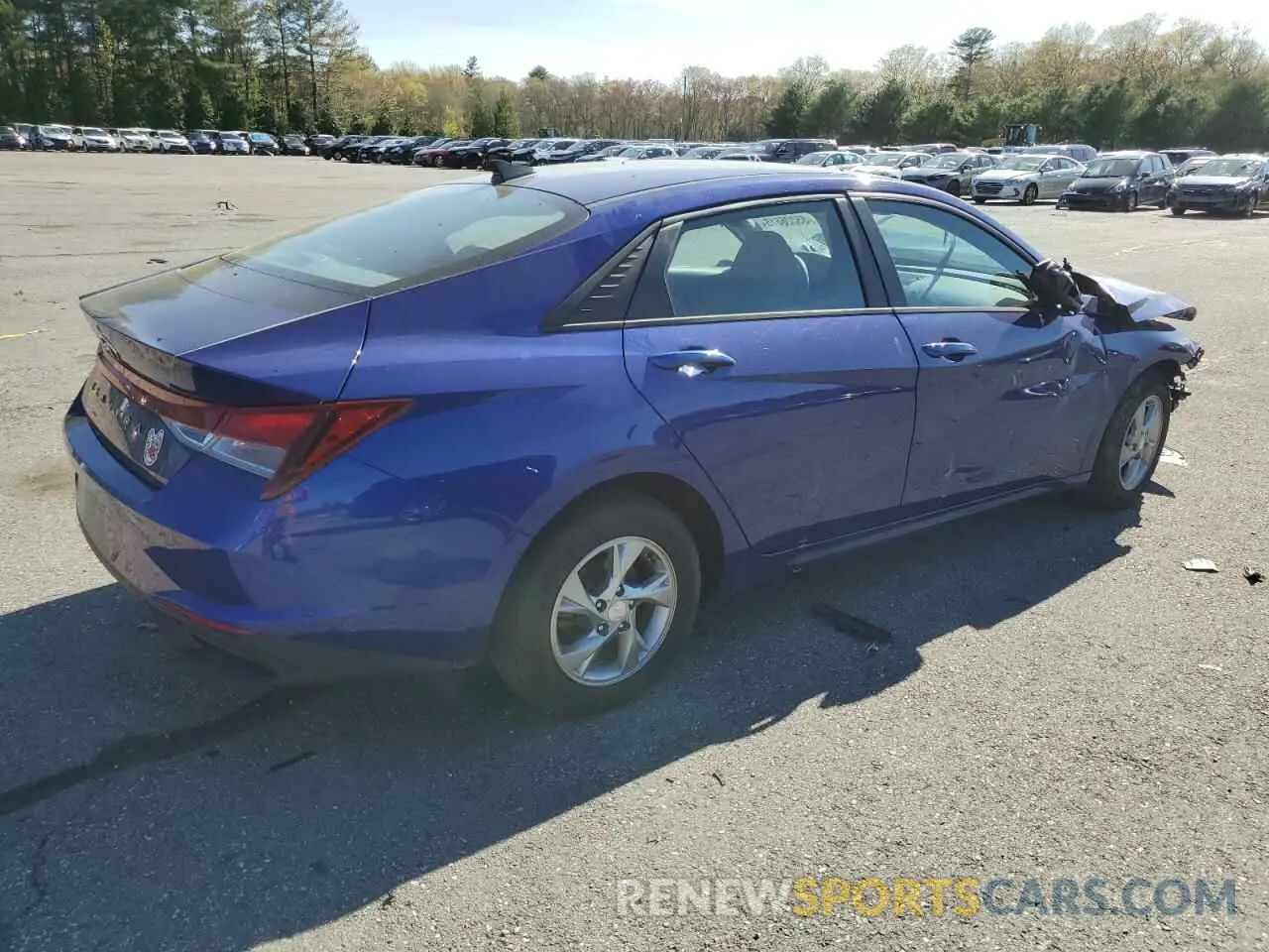 3 Photograph of a damaged car 5NPLL4AG7MH052189 HYUNDAI ELANTRA 2021