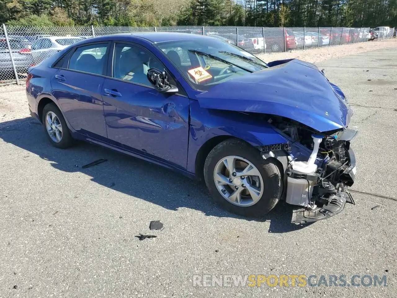 4 Photograph of a damaged car 5NPLL4AG7MH052189 HYUNDAI ELANTRA 2021