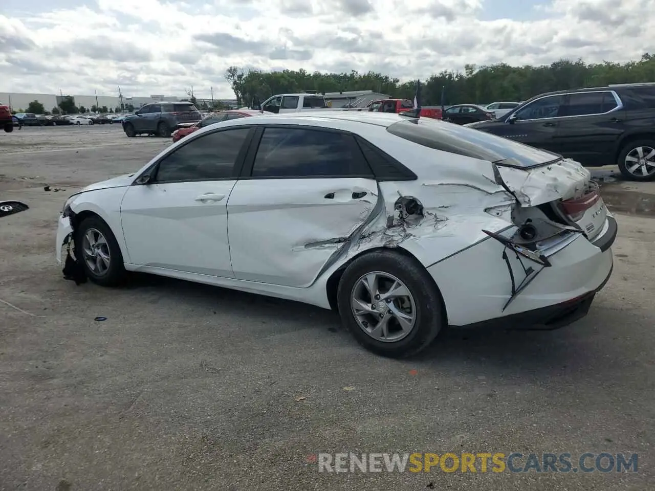 2 Photograph of a damaged car 5NPLL4AG8MH039287 HYUNDAI ELANTRA 2021