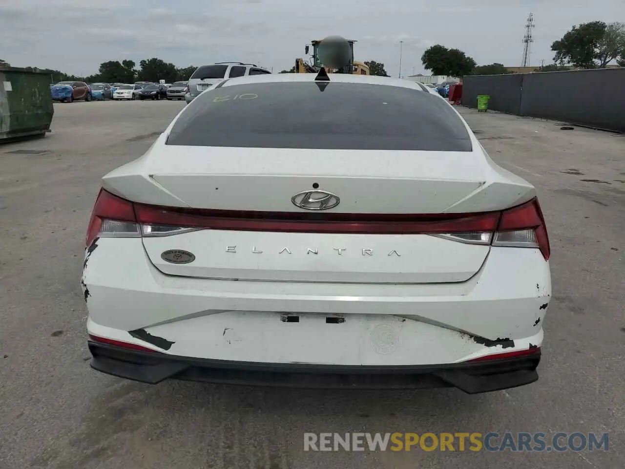 6 Photograph of a damaged car 5NPLL4AG8MH040052 HYUNDAI ELANTRA 2021
