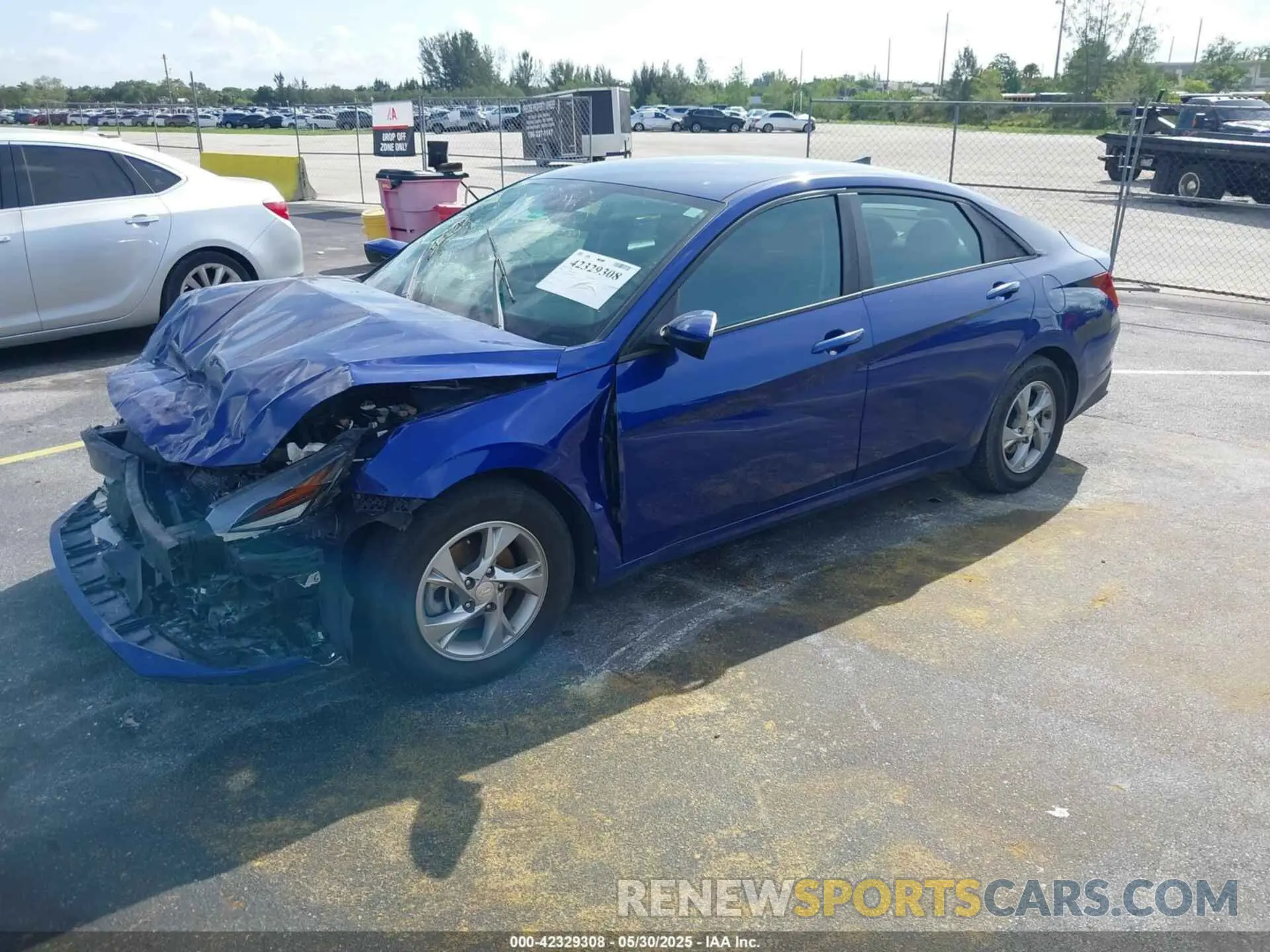 2 Photograph of a damaged car 5NPLL4AG9MH028766 HYUNDAI ELANTRA 2021