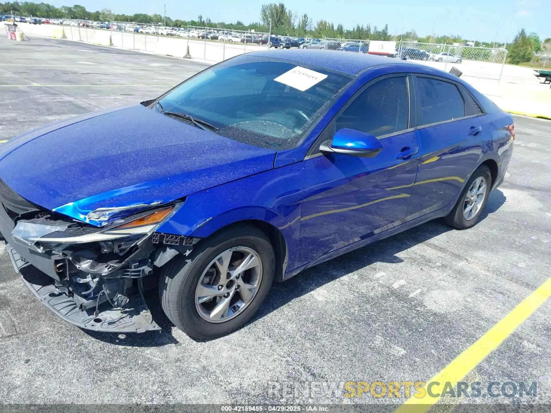 2 Photograph of a damaged car 5NPLL4AG9MH035488 HYUNDAI ELANTRA 2021