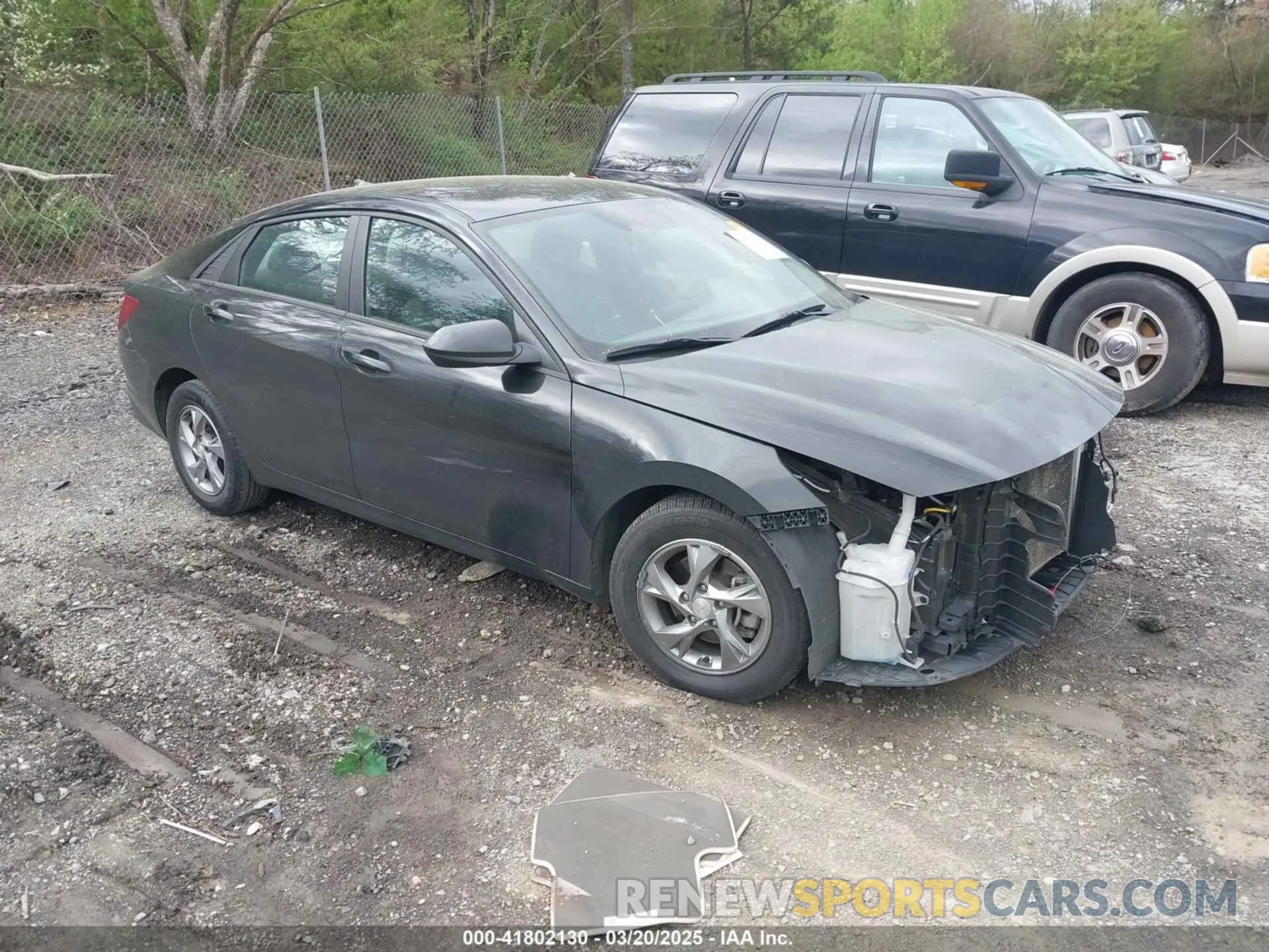 1 Photograph of a damaged car 5NPLL4AG9MH040724 HYUNDAI ELANTRA 2021